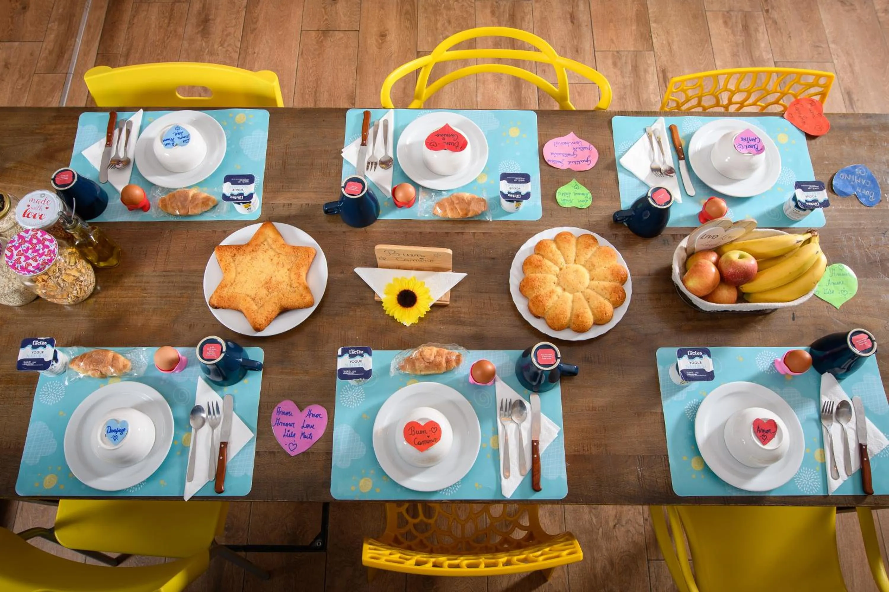 Breakfast in Albergue Estrella Guia