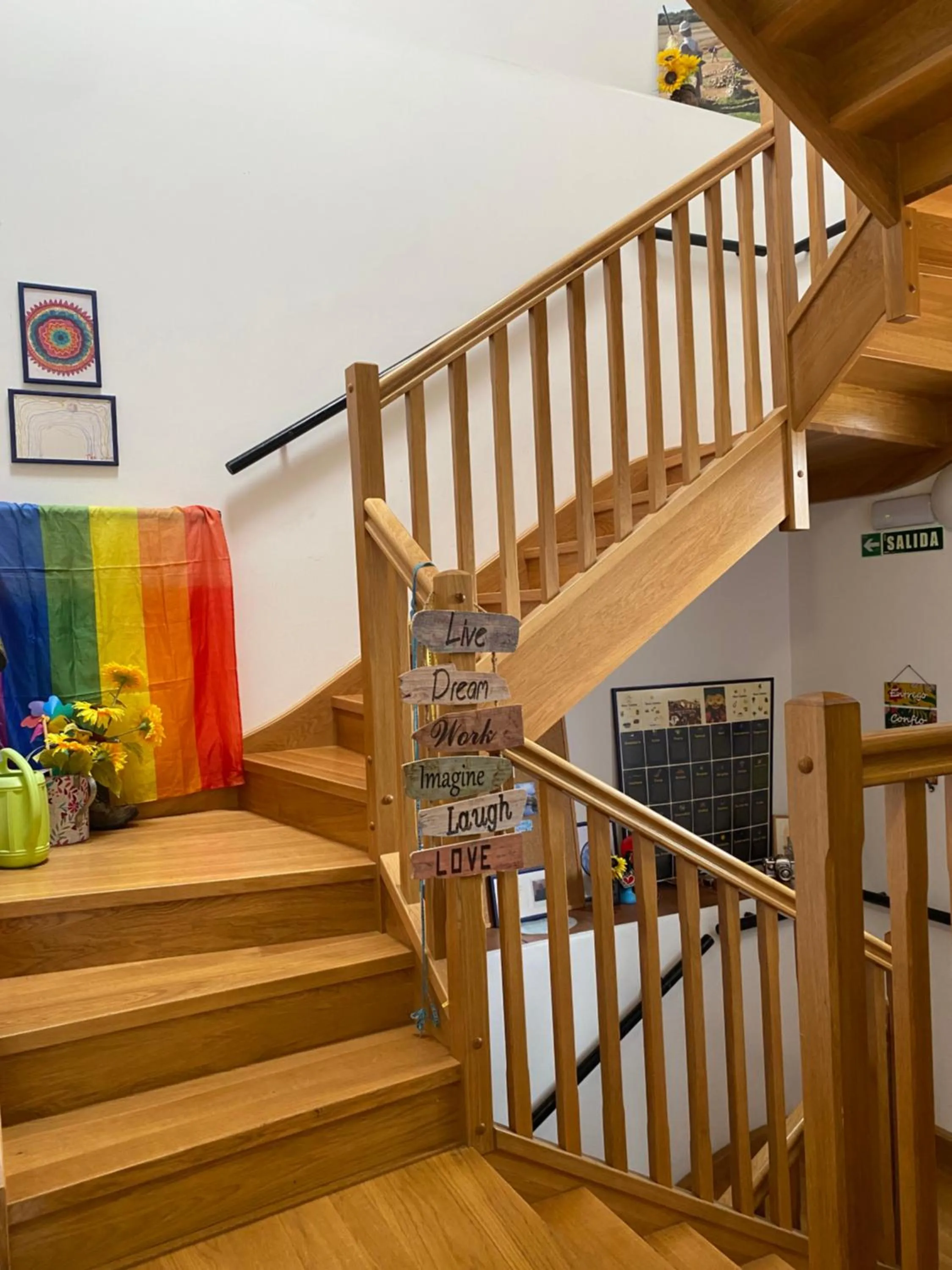 Balcony/Terrace in Albergue Estrella Guia Solo Peregrinos