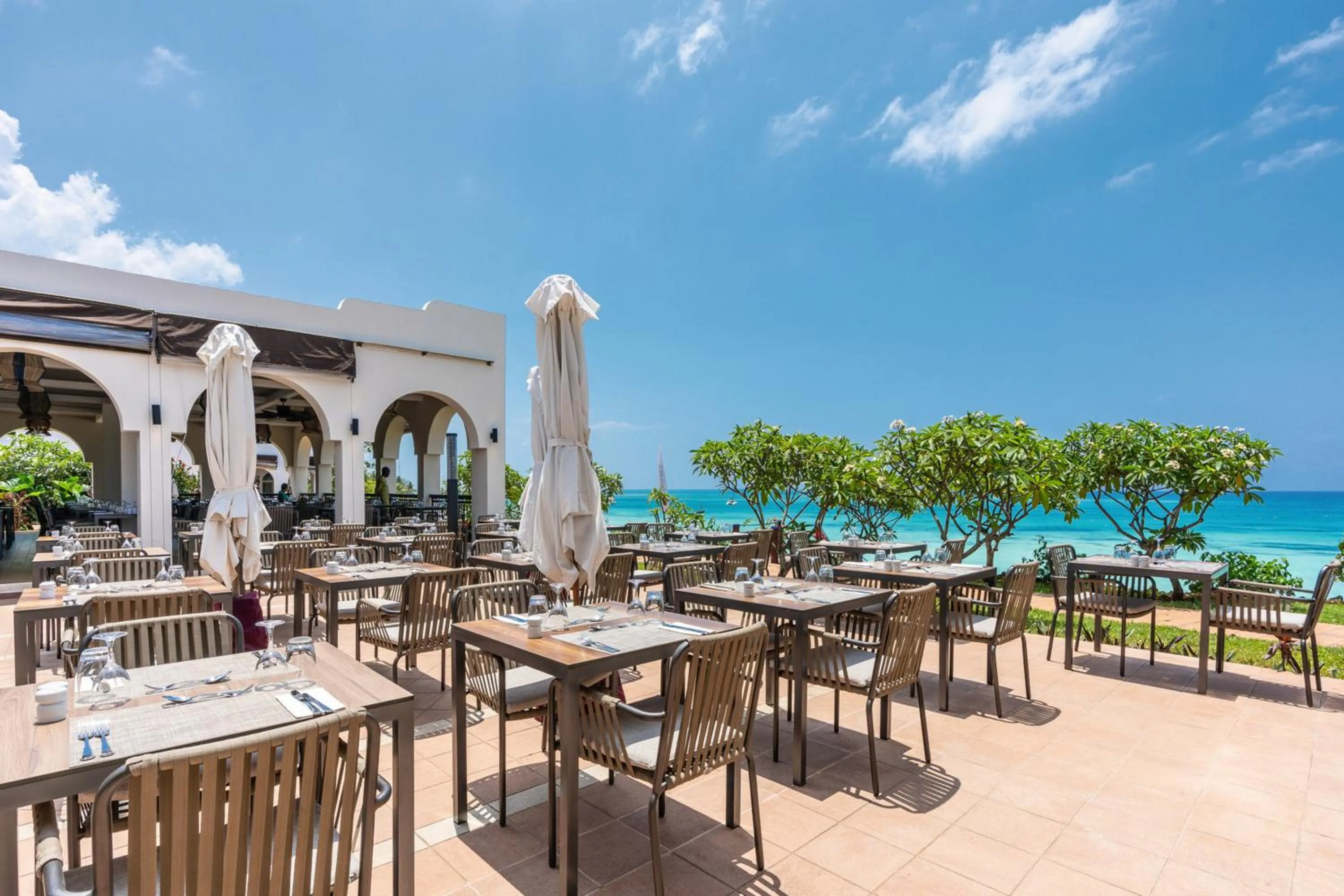 Patio in Riu Palace Zanzibar - All Inclusive