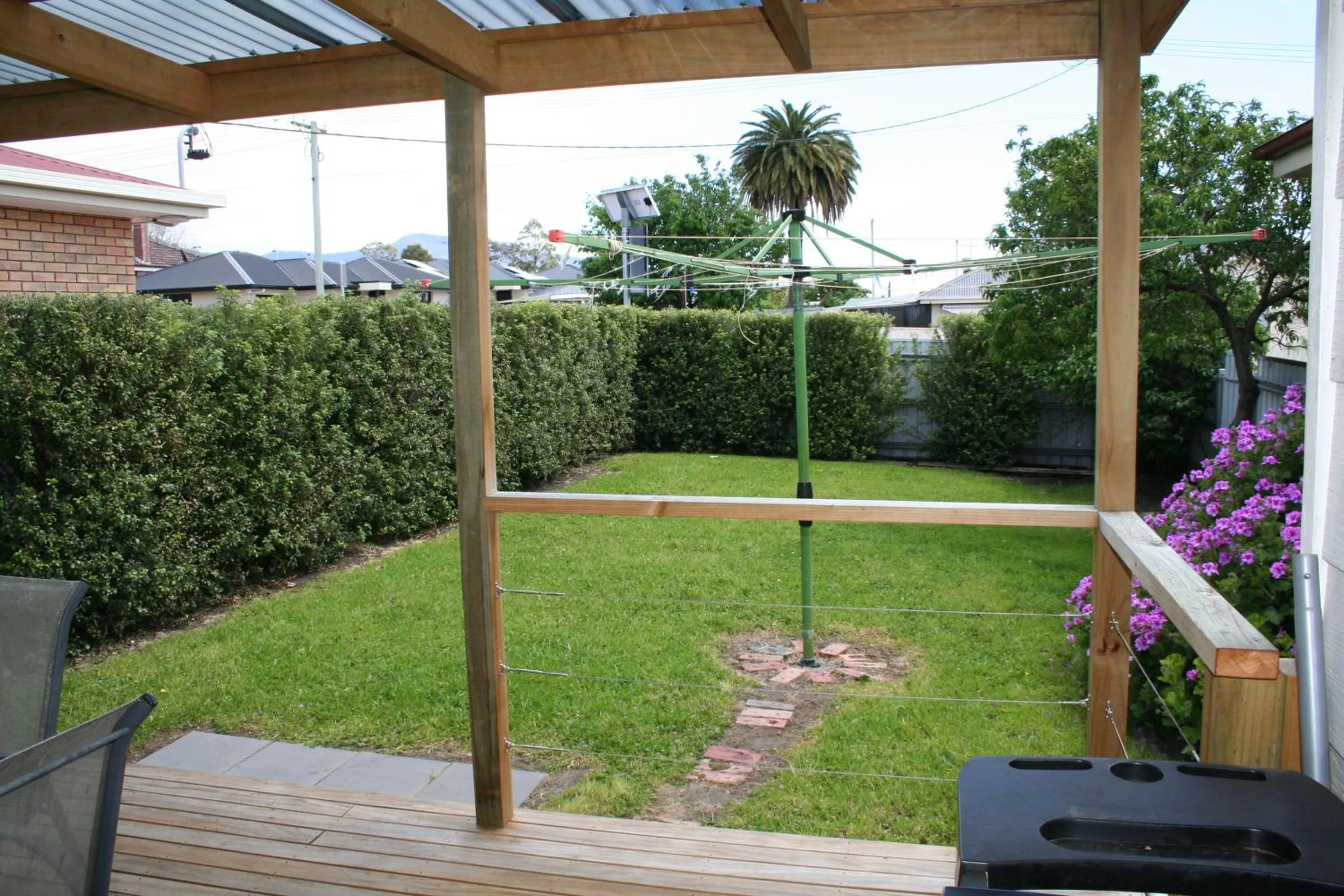 Garden view in Moonah Central Apartments