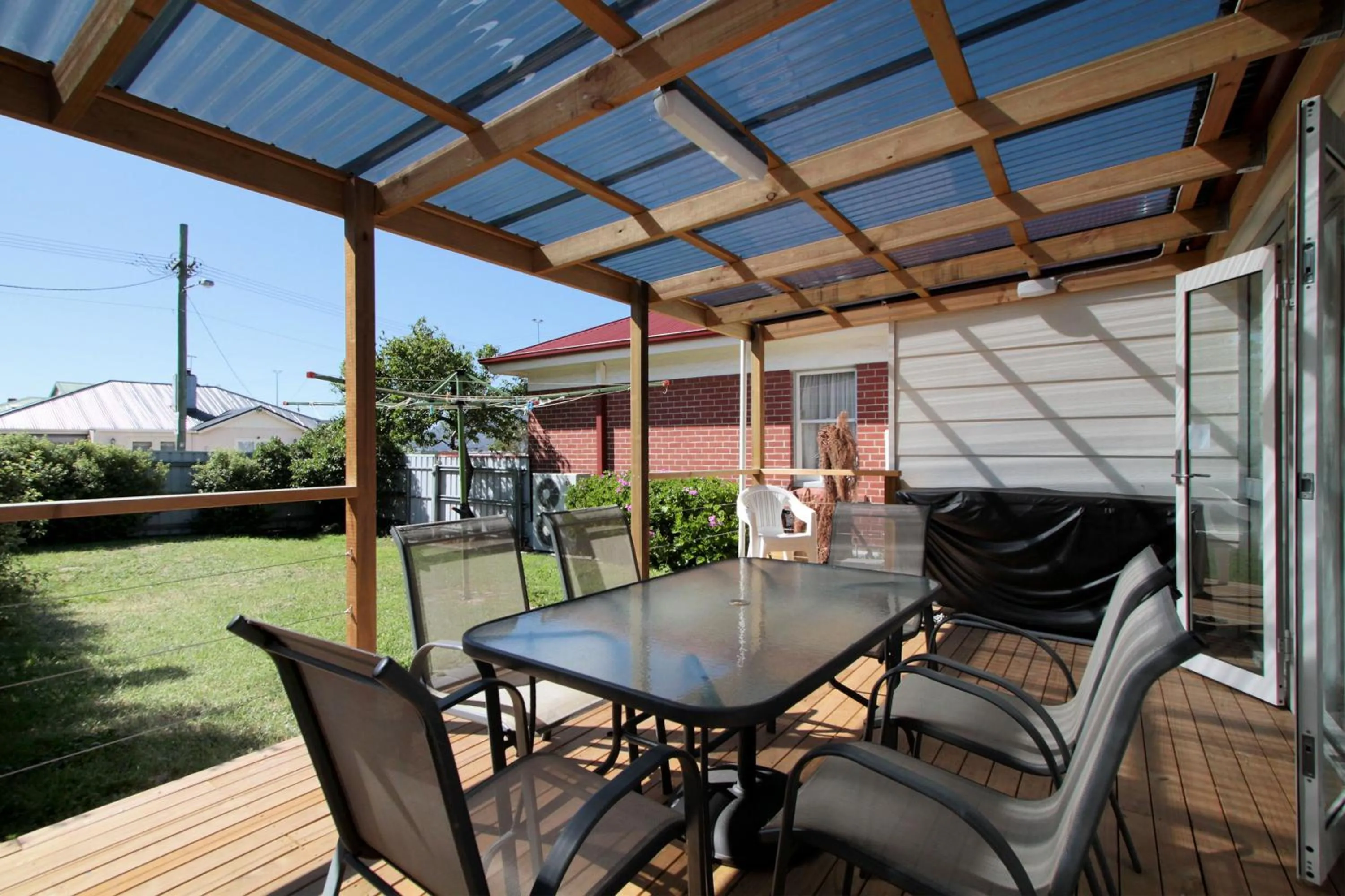 BBQ facilities in Moonah Central Apartments