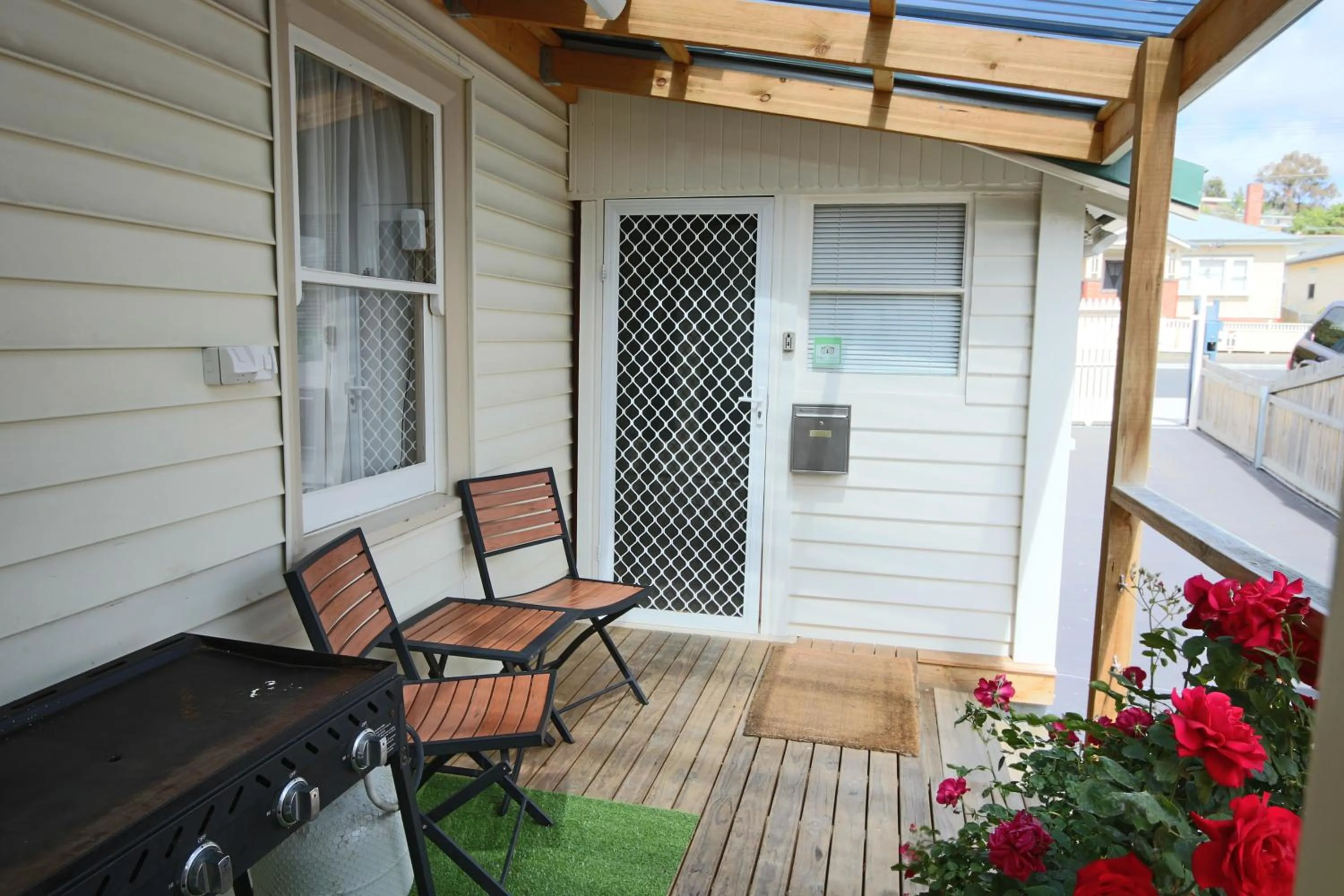 BBQ facilities in Moonah Central Apartments