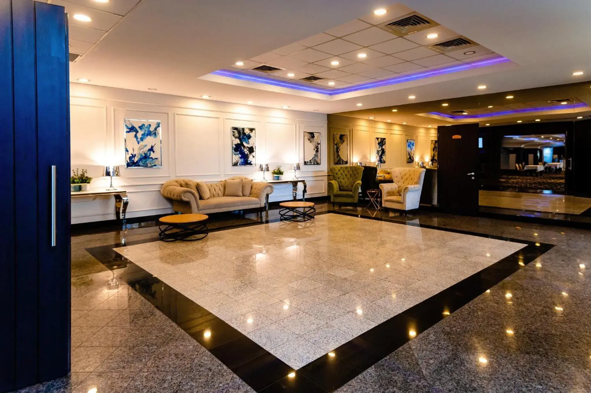 Lobby or reception in Business Hotel Conference Center & Spa Lobby or reception in Business Hotel Conference Center & Spa