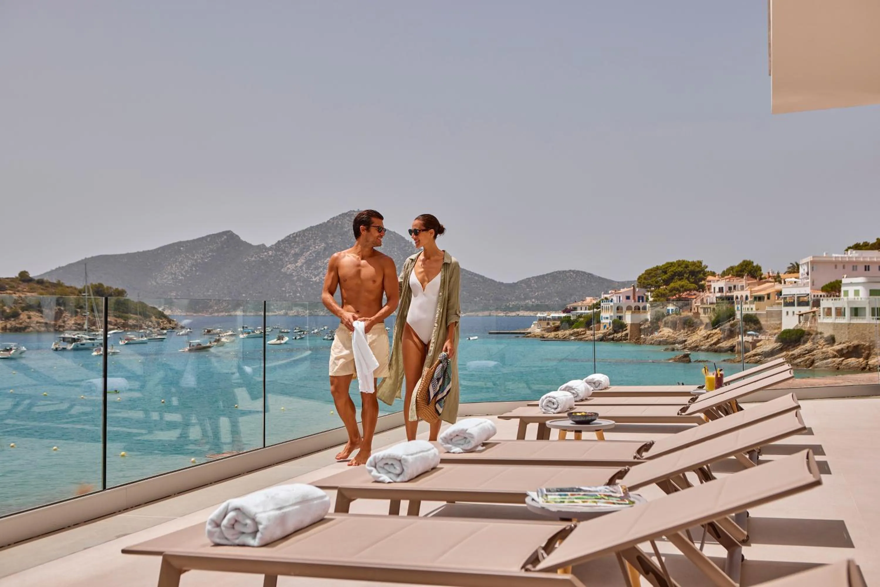 sunbed in Universal Hotel Aquamarin