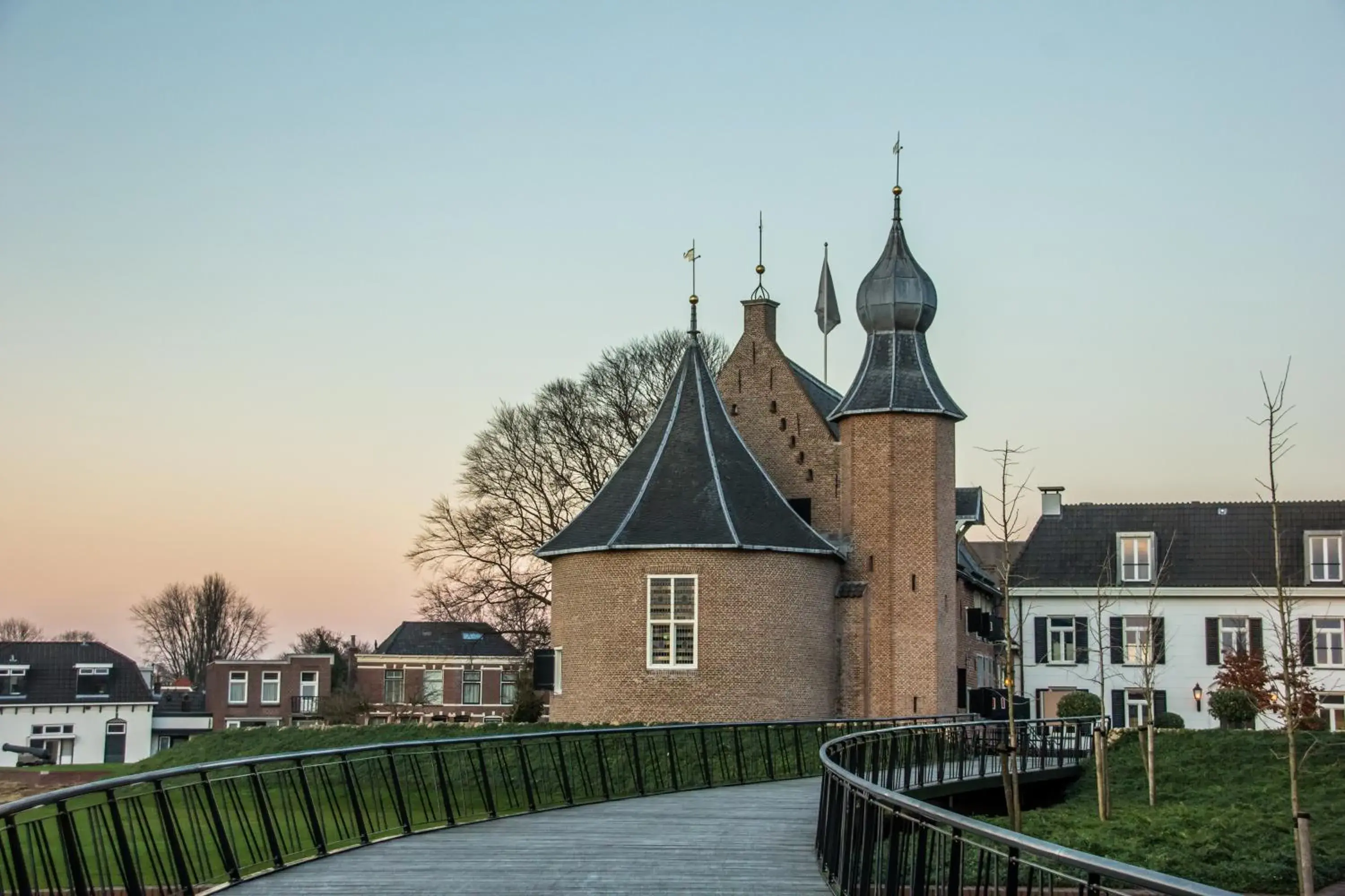 Property building in Fletcher Hotel-Restaurant Kasteel Coevorden Property building in Fletcher Hotel-Restaurant Kasteel Coevorden