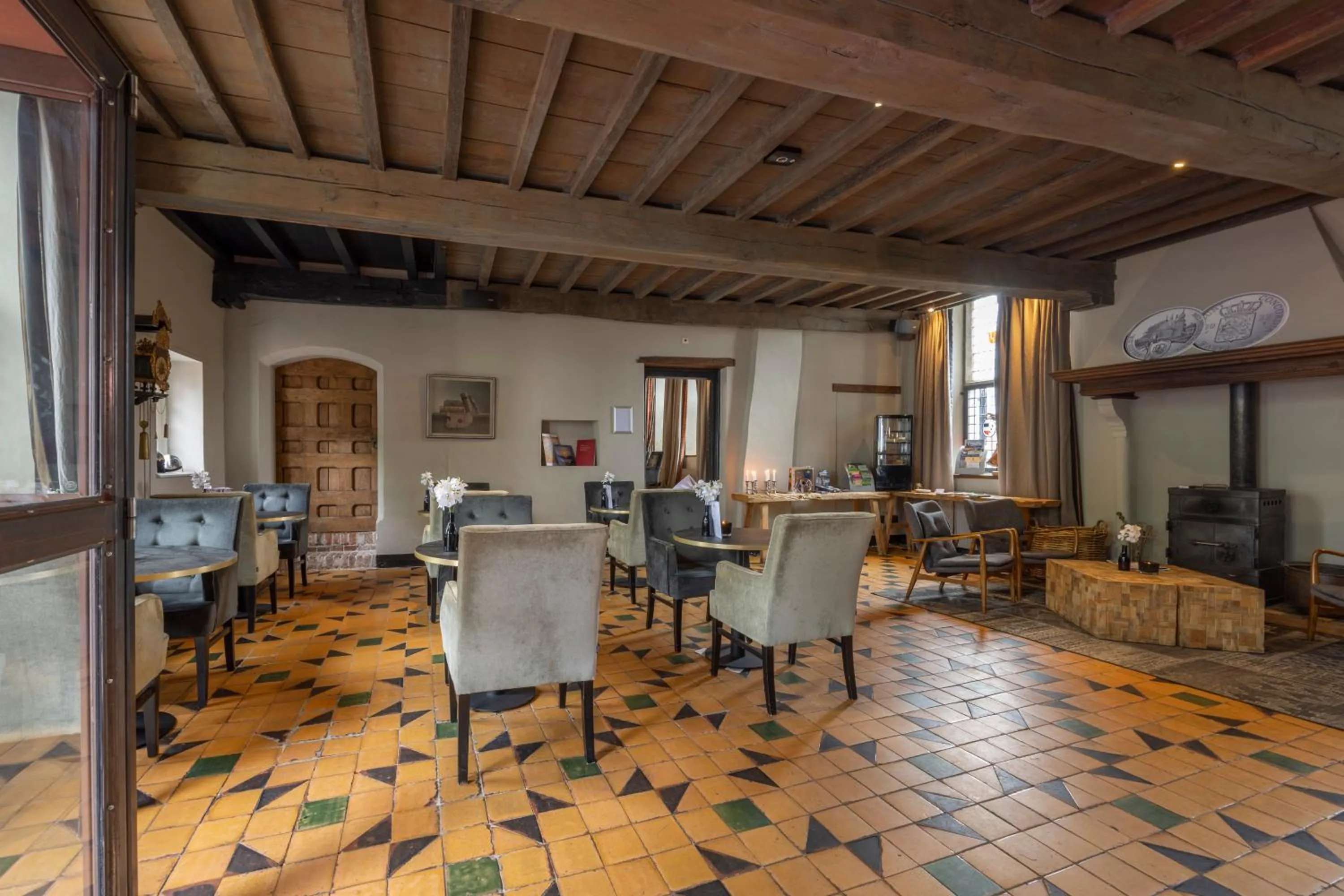 Dining area in Fletcher Hotel-Restaurant Kasteel Coevorden
