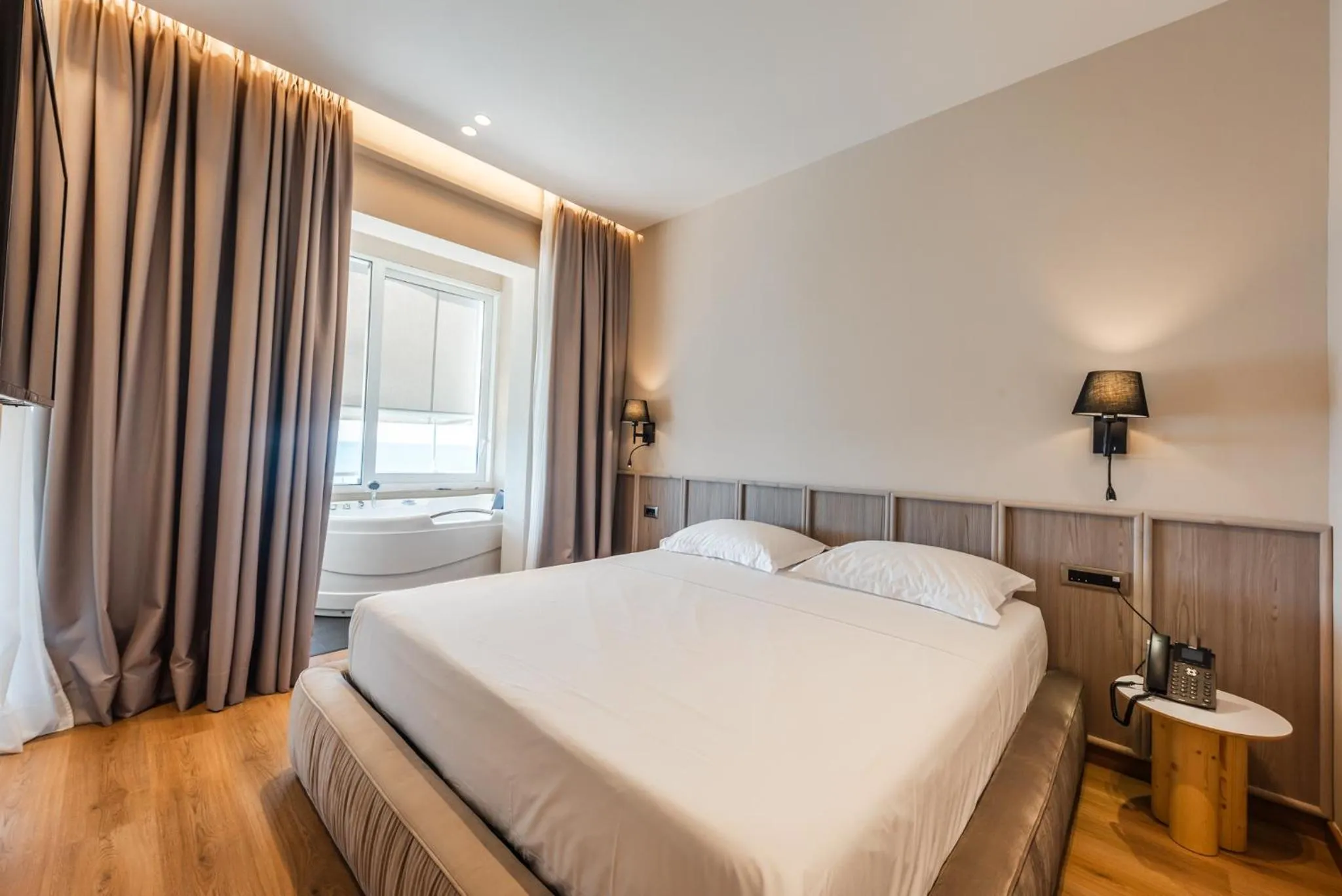 Bed in Aragosta Hotel