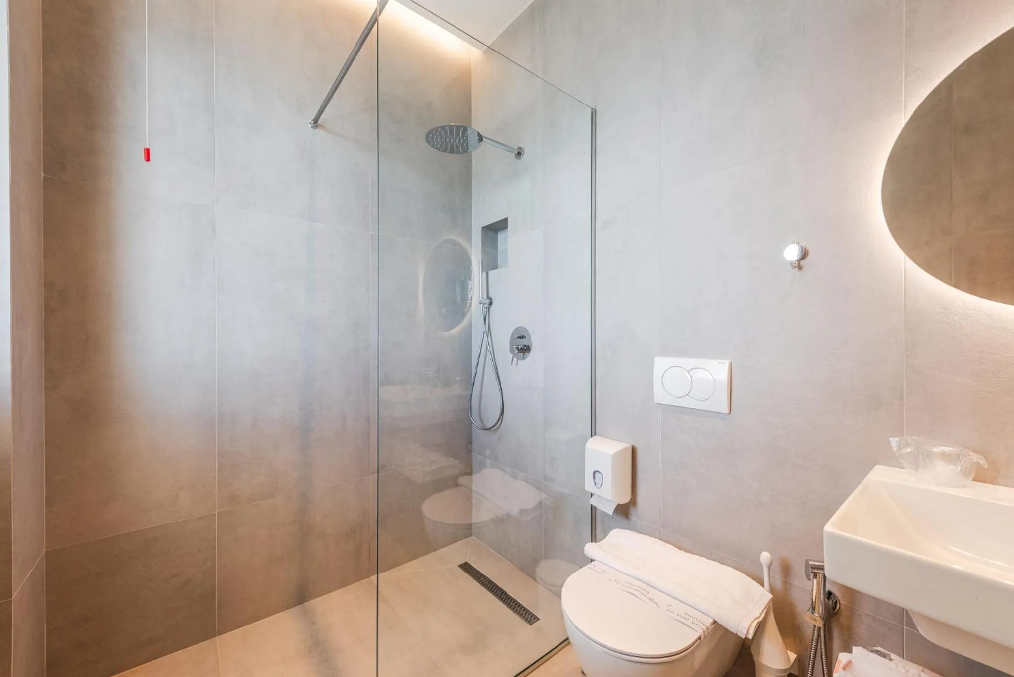 Shower in Aragosta Hotel