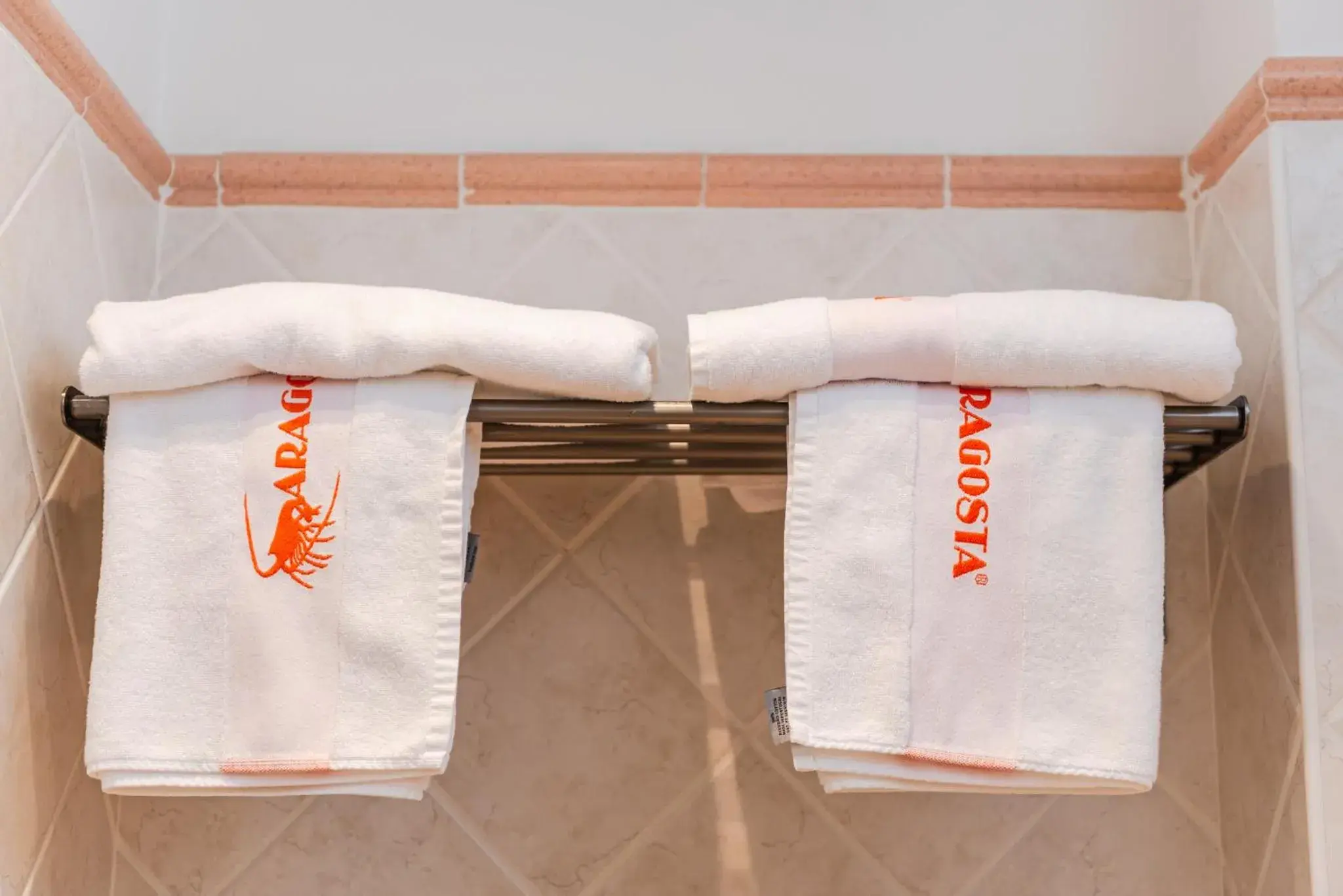 Bathroom in Aragosta Hotel Bathroom in Aragosta Hotel