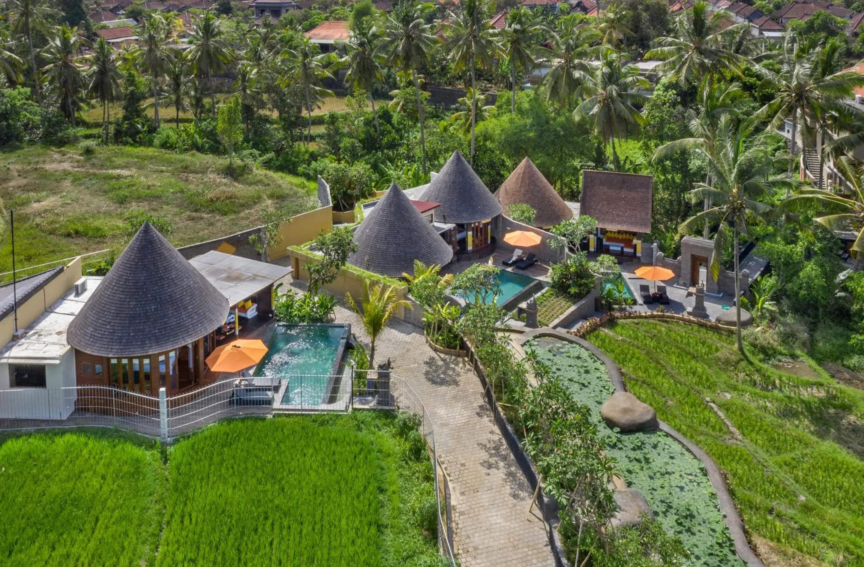 One-Bedroom Signature Villa with Private Pool and Rice Paddy View in Green Field Resort Ubud One-Bedroom Signature Villa with Private Pool and Rice Paddy View in Green Field Resort Ubud