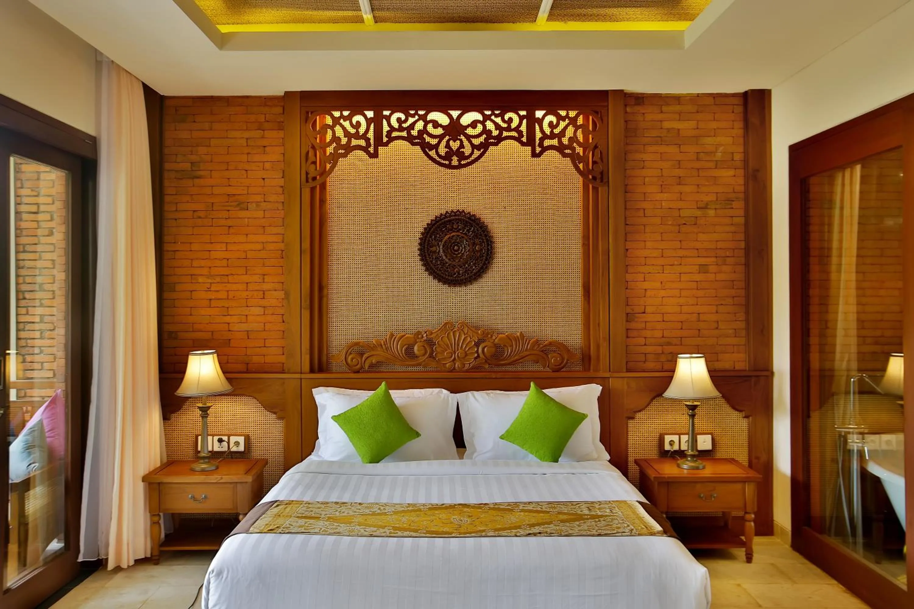 Bedroom, Bed in Green Field Resort Ubud