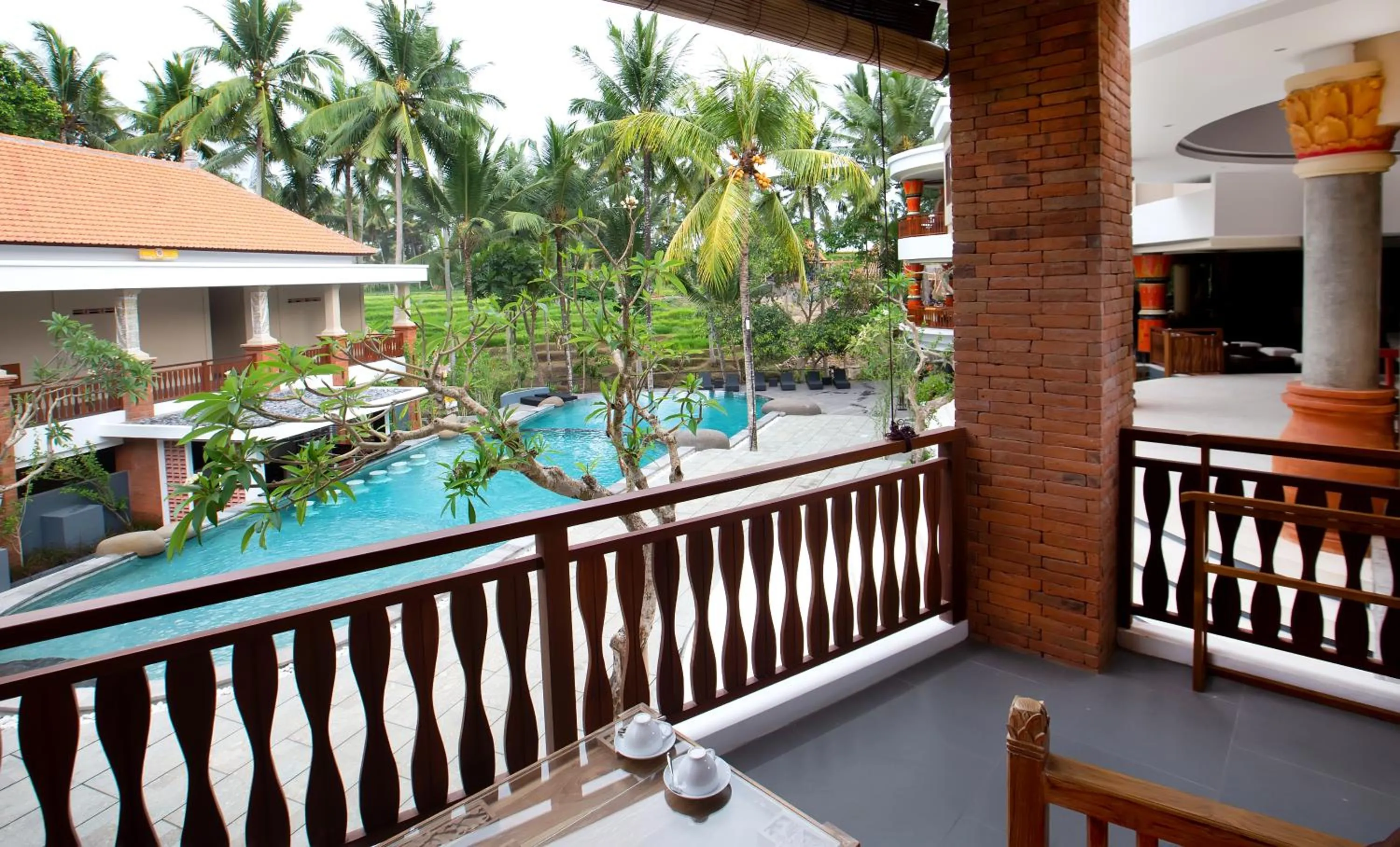 Balcony/Terrace in Green Field Resort Ubud