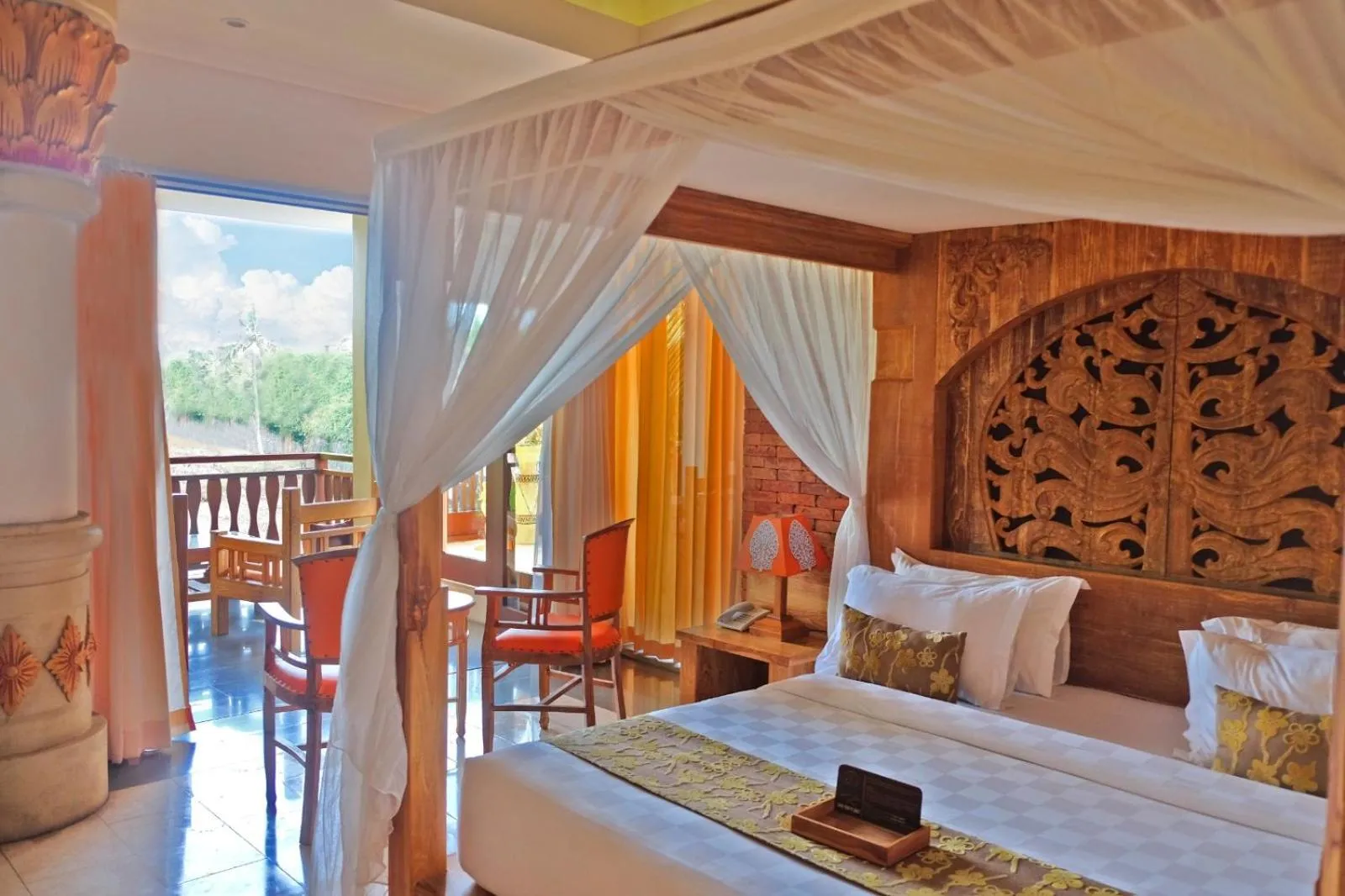 Bedroom, Bed in Green Field Resort Ubud