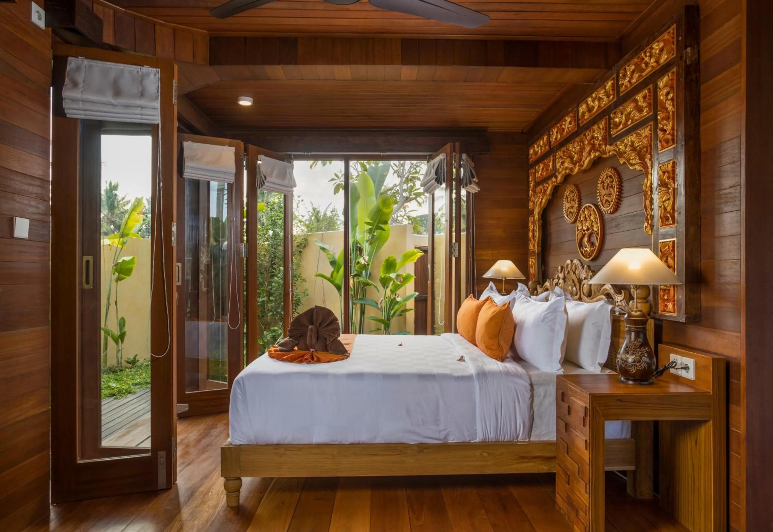 Bedroom, Bed in Green Field Resort Ubud