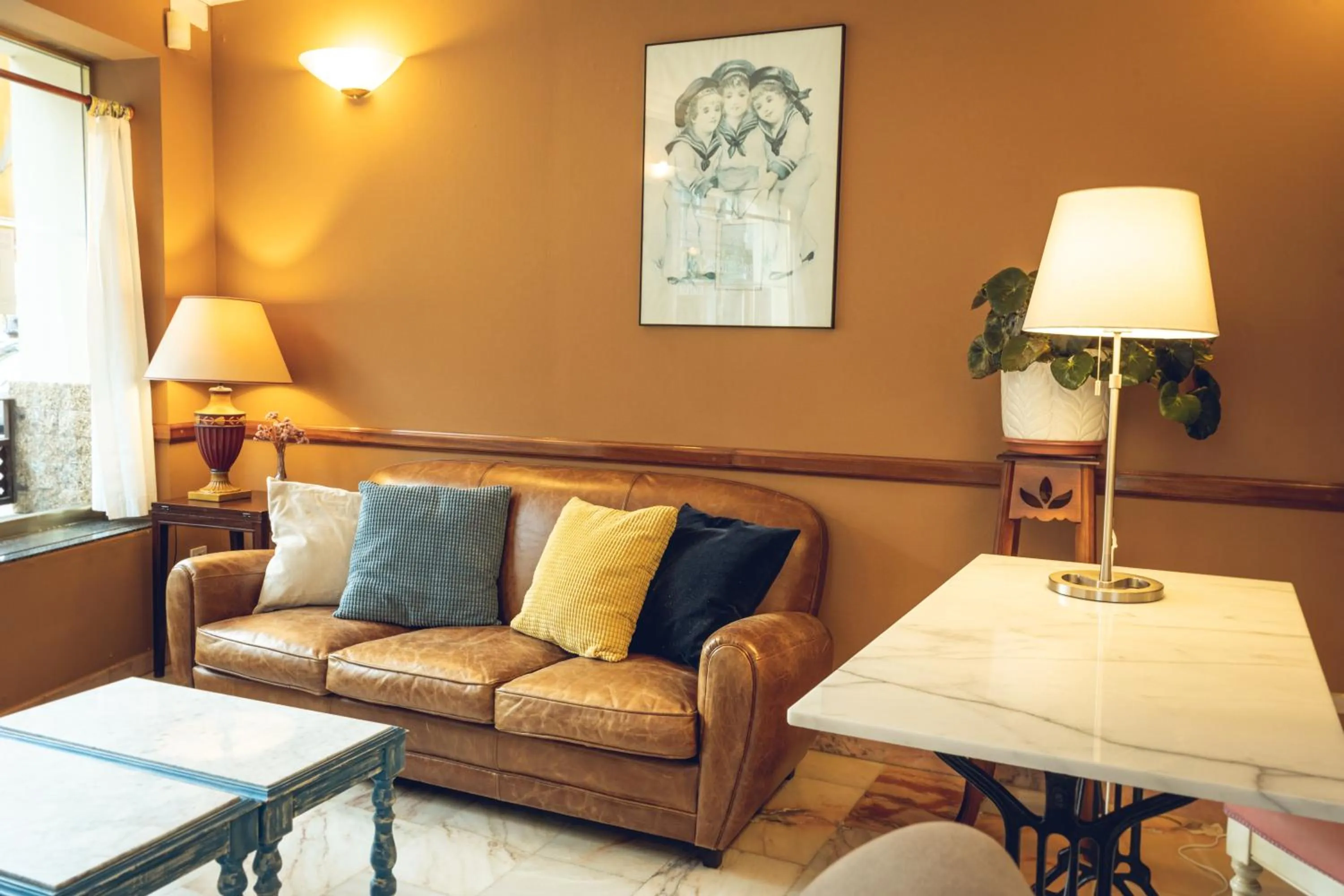 Living room in Hostal Los Castañuelos