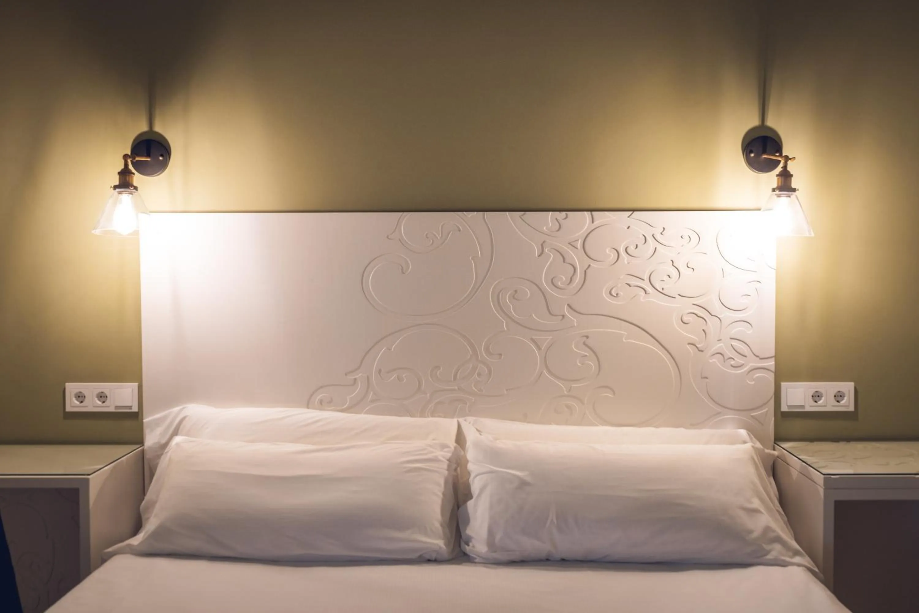 Bed in Hostal Los Castañuelos