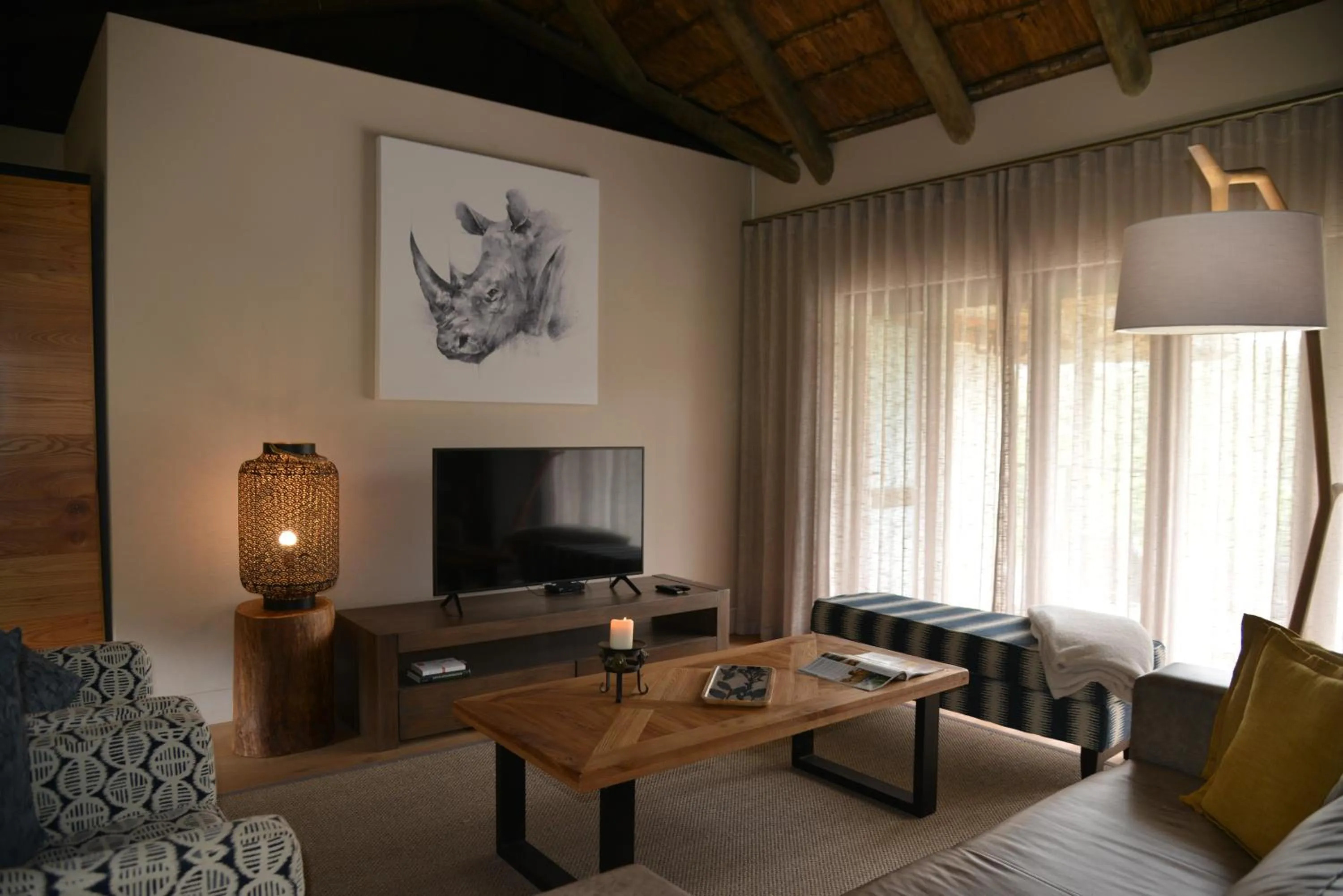 TV and multimedia in Garden Route Safari Camp