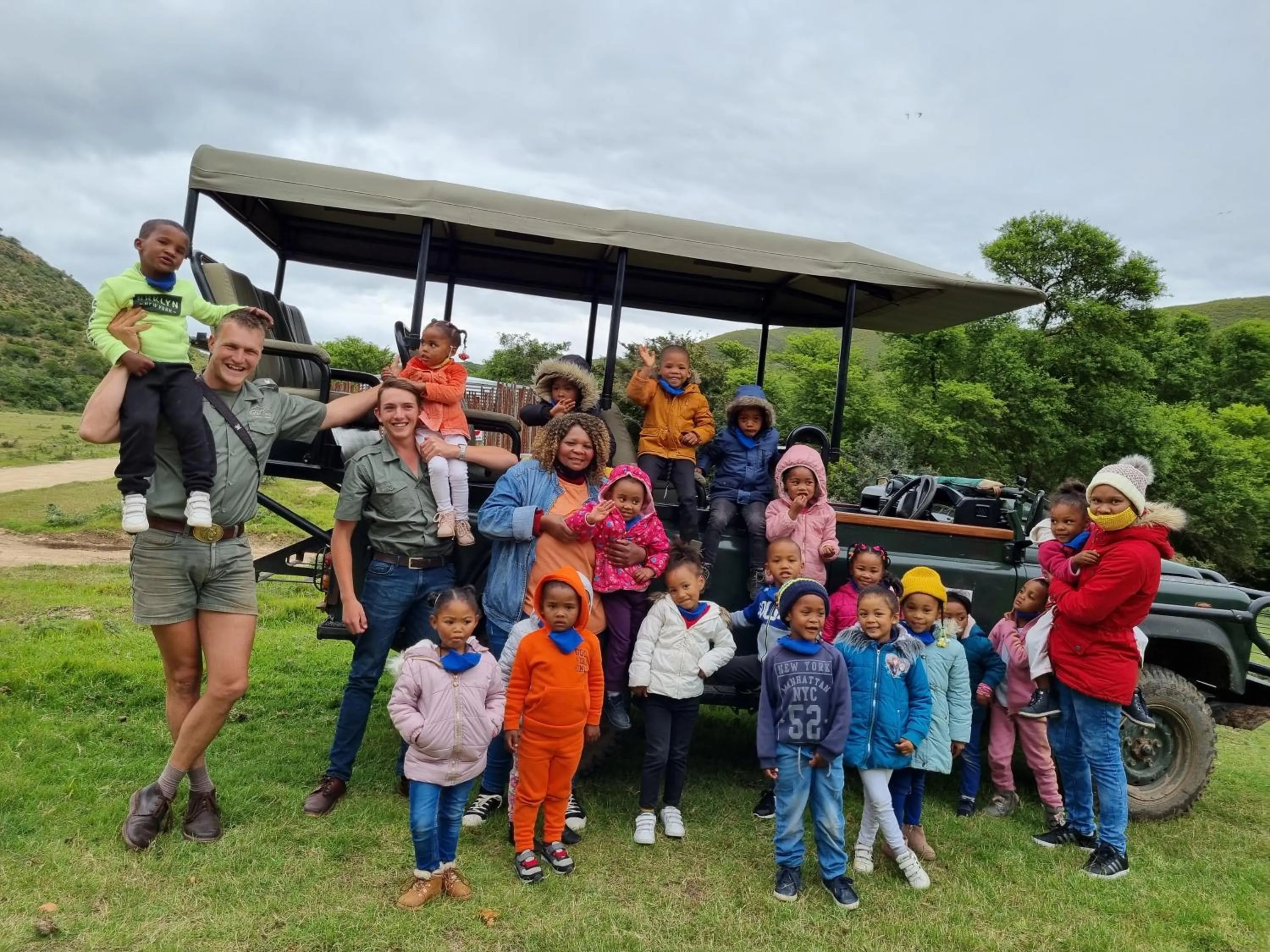 People in Garden Route Safari Camp