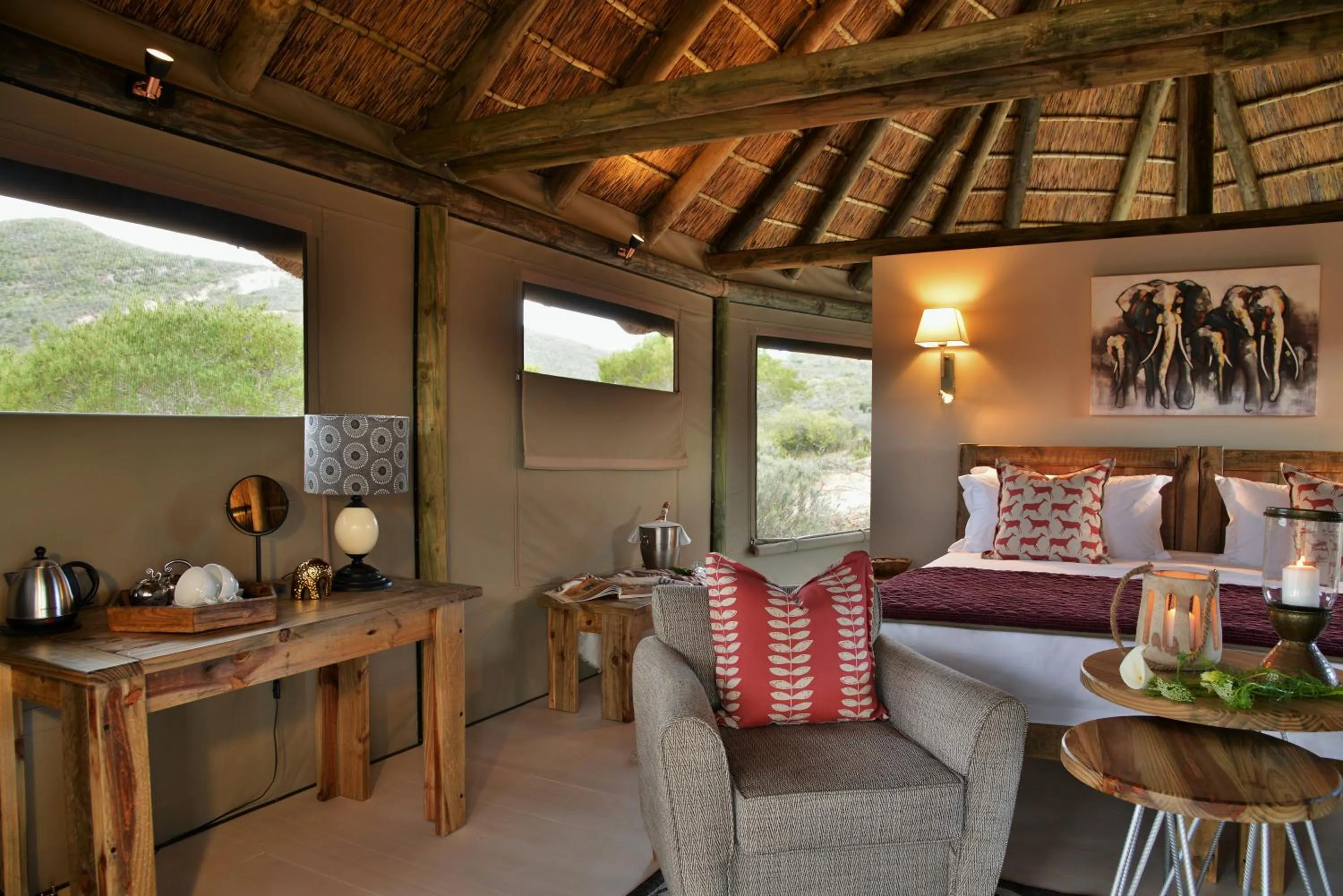 Coffee/tea facilities in Garden Route Safari Camp