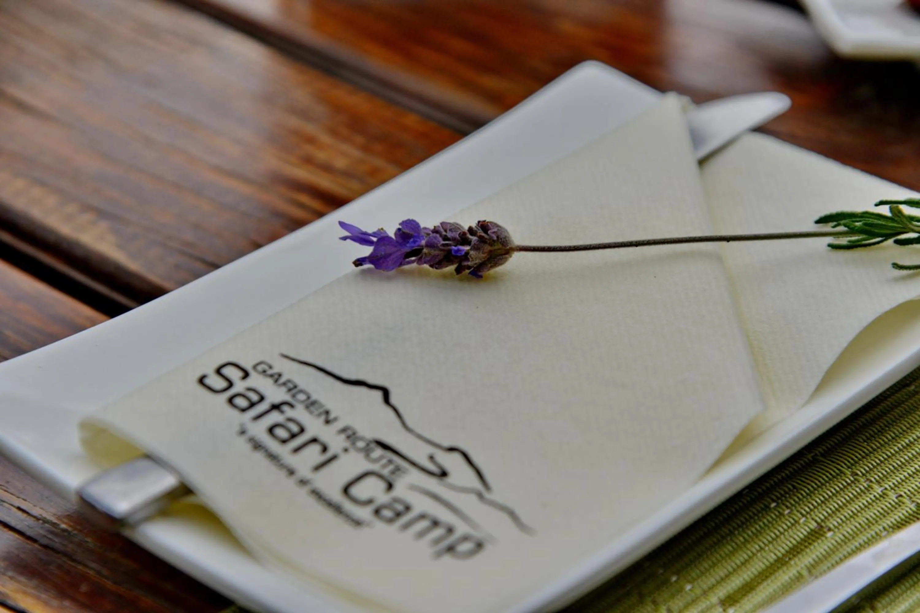 Property logo or sign in Garden Route Safari Camp