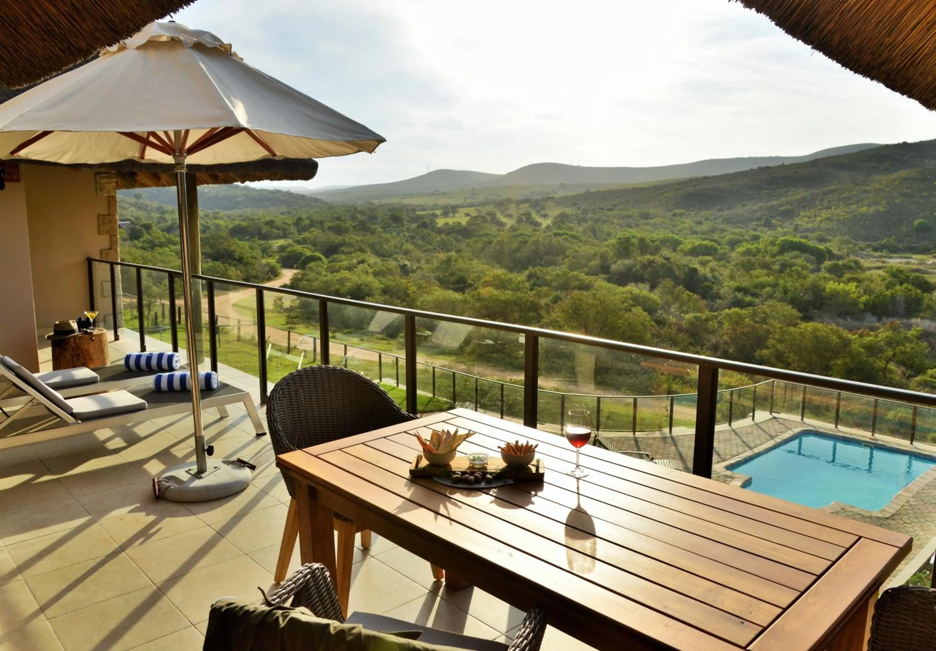Balcony/Terrace in Garden Route Safari Camp