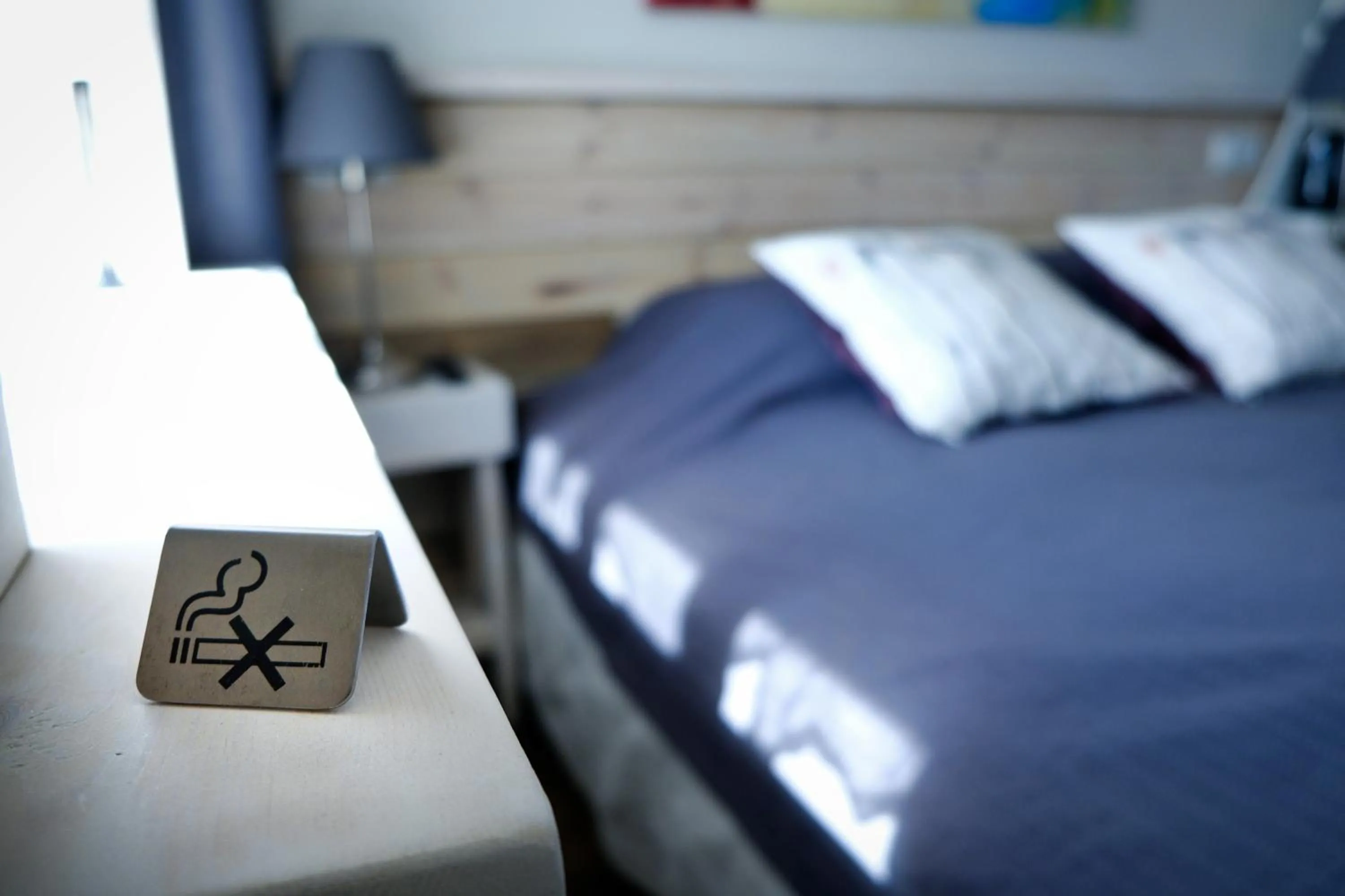 Bed in Hraunsnef Country Hotel