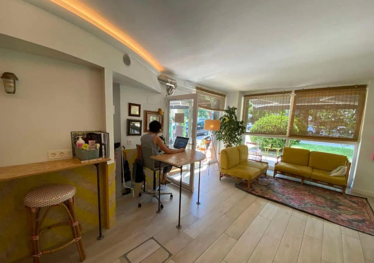 Seating area in Blai Blai Hostel