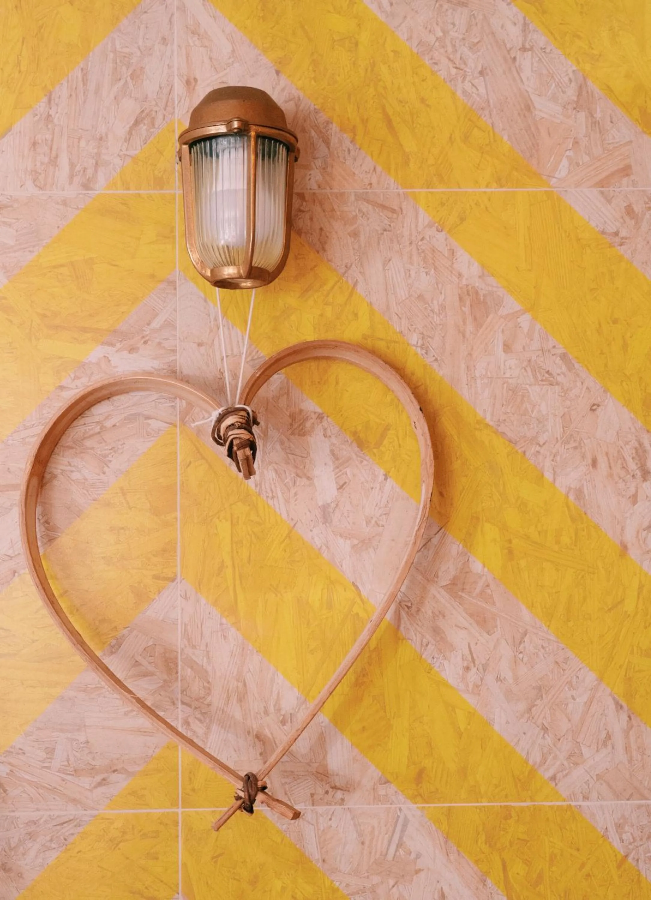 Decorative detail in Blai Blai Hostel