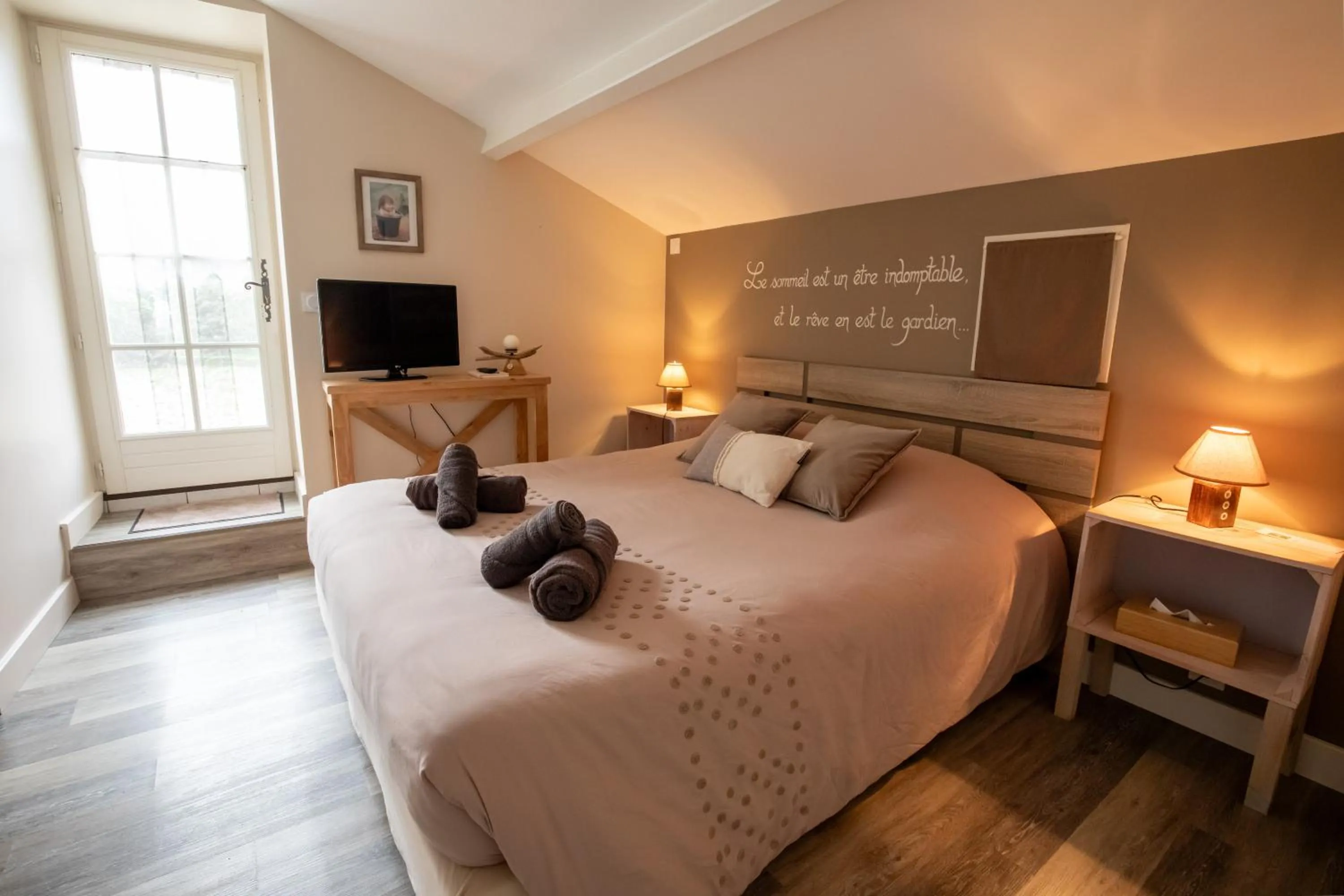 Bed in Les granges du chiron