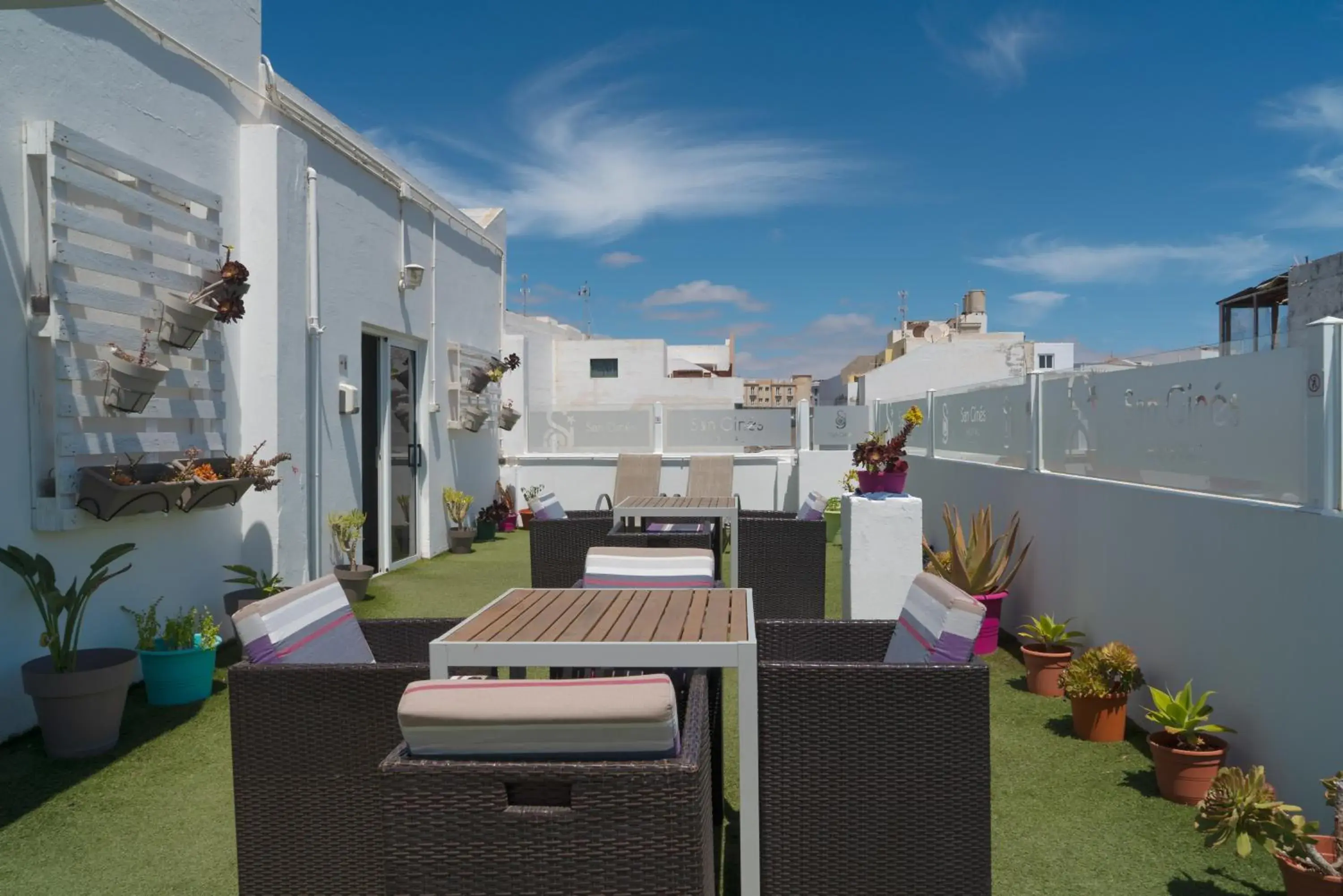 Solarium in Hostal San Ginés Solarium in Hostal San Ginés