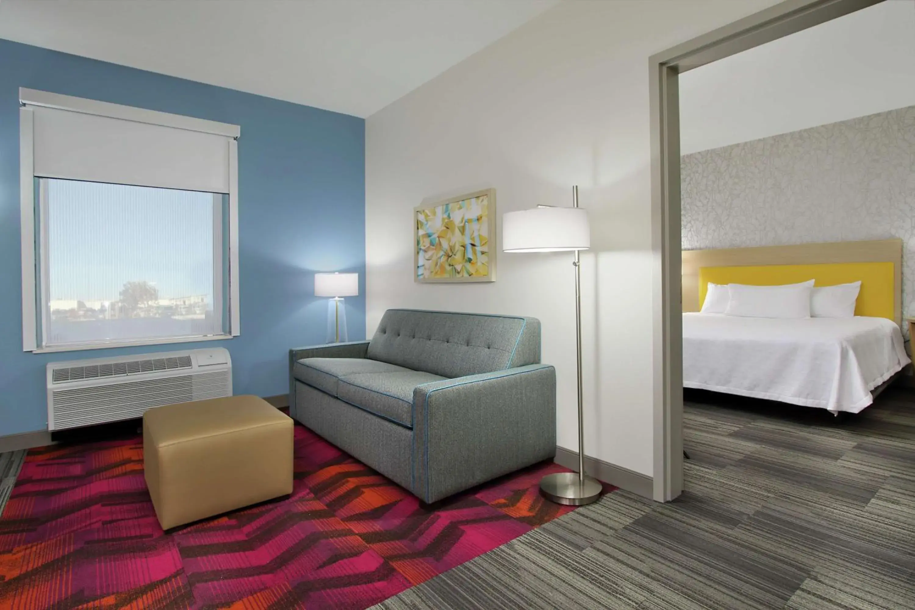 Living room, Bed in Home2 Suites By Hilton Port Arthur Living room, Bed in Home2 Suites By Hilton Port Arthur
