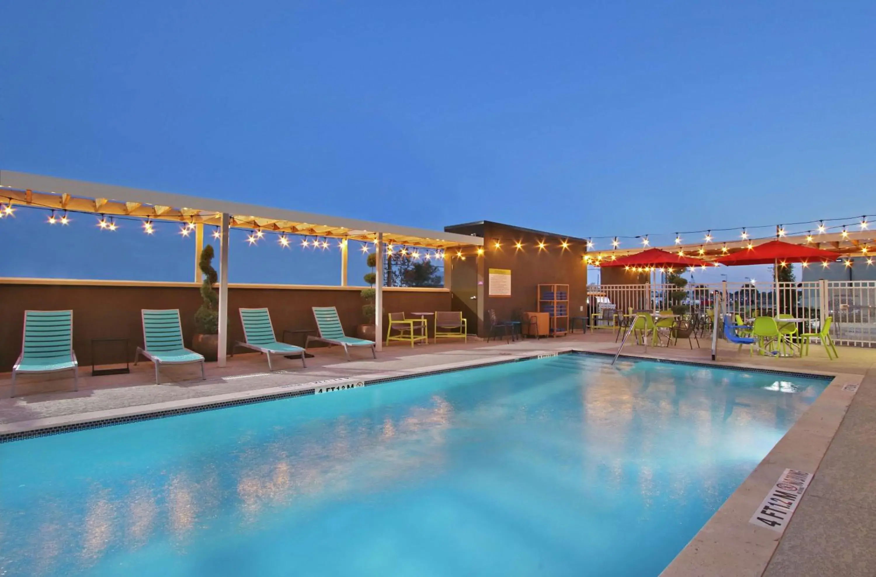 Pool view in Home2 Suites By Hilton Port Arthur Pool view in Home2 Suites By Hilton Port Arthur