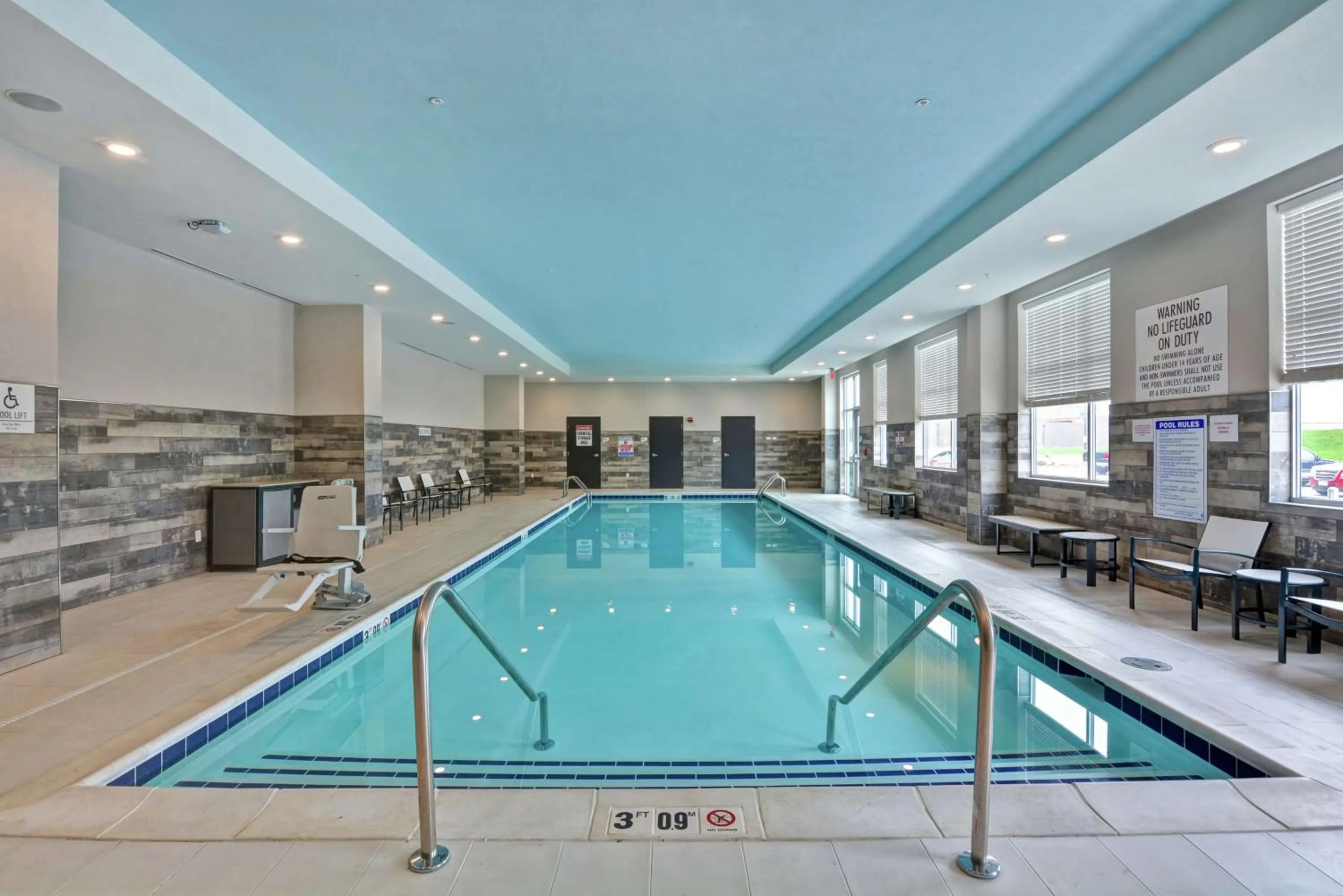 Pool view in Embassy Suites By Hilton Plainfield Indianapolis Airport