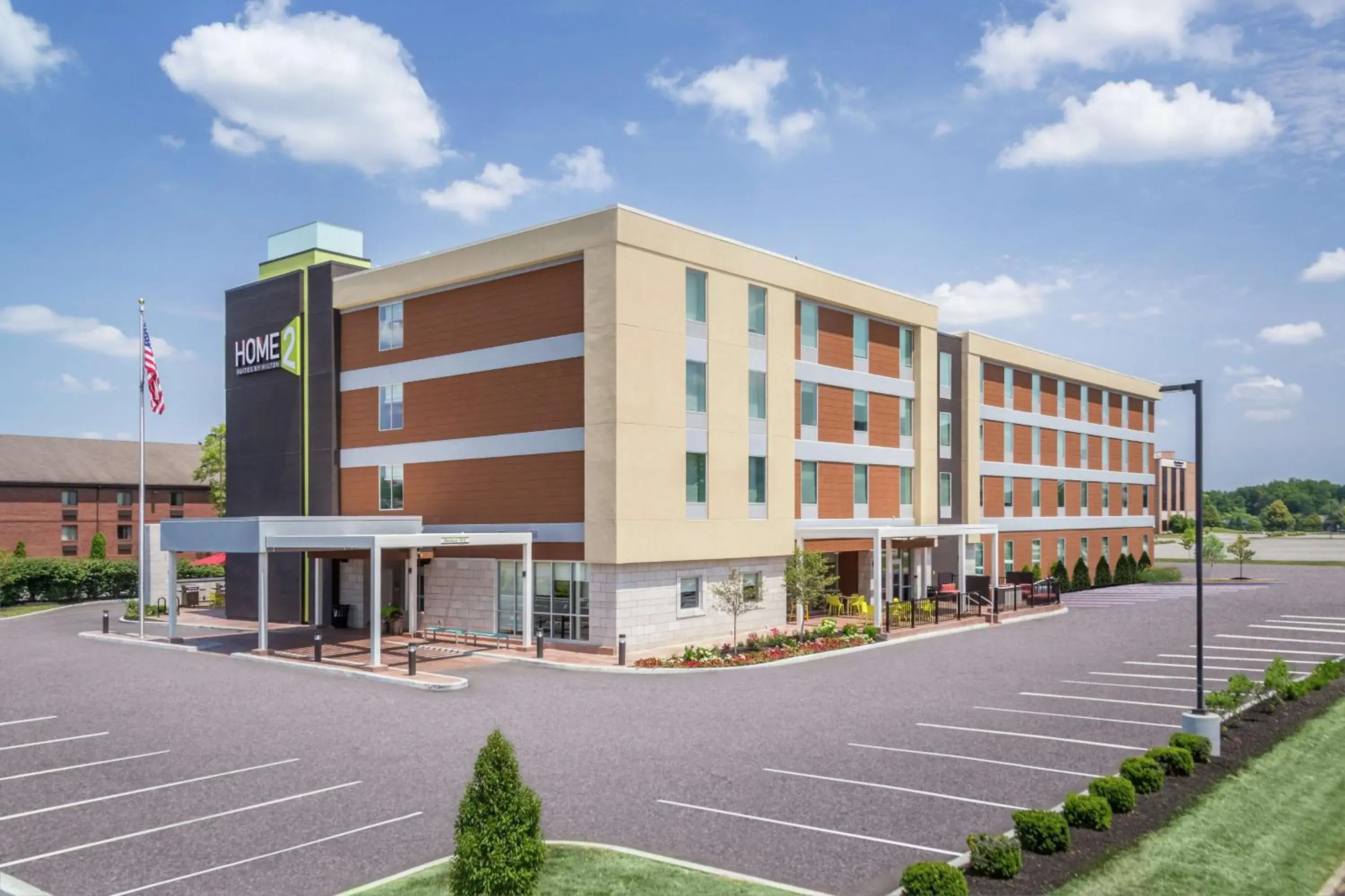 Property building in Home 2 Suites By Hilton Indianapolis Northwest Property building in Home 2 Suites By Hilton Indianapolis Northwest