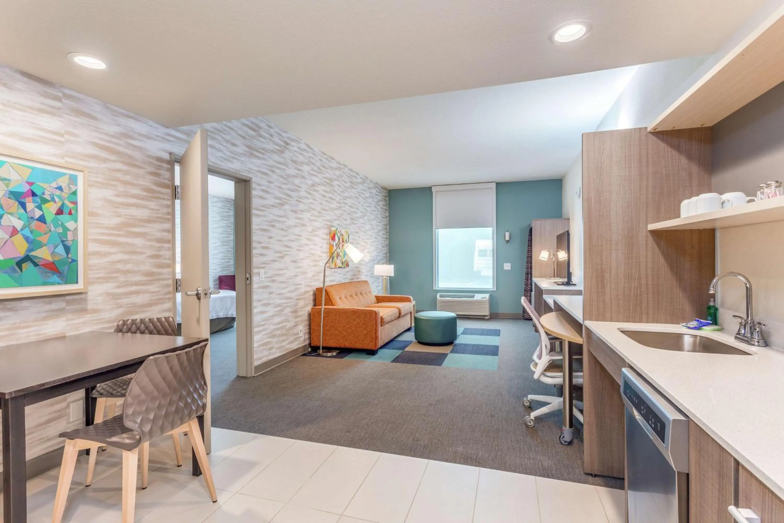 Bedroom in Home 2 Suites By Hilton Indianapolis Northwest