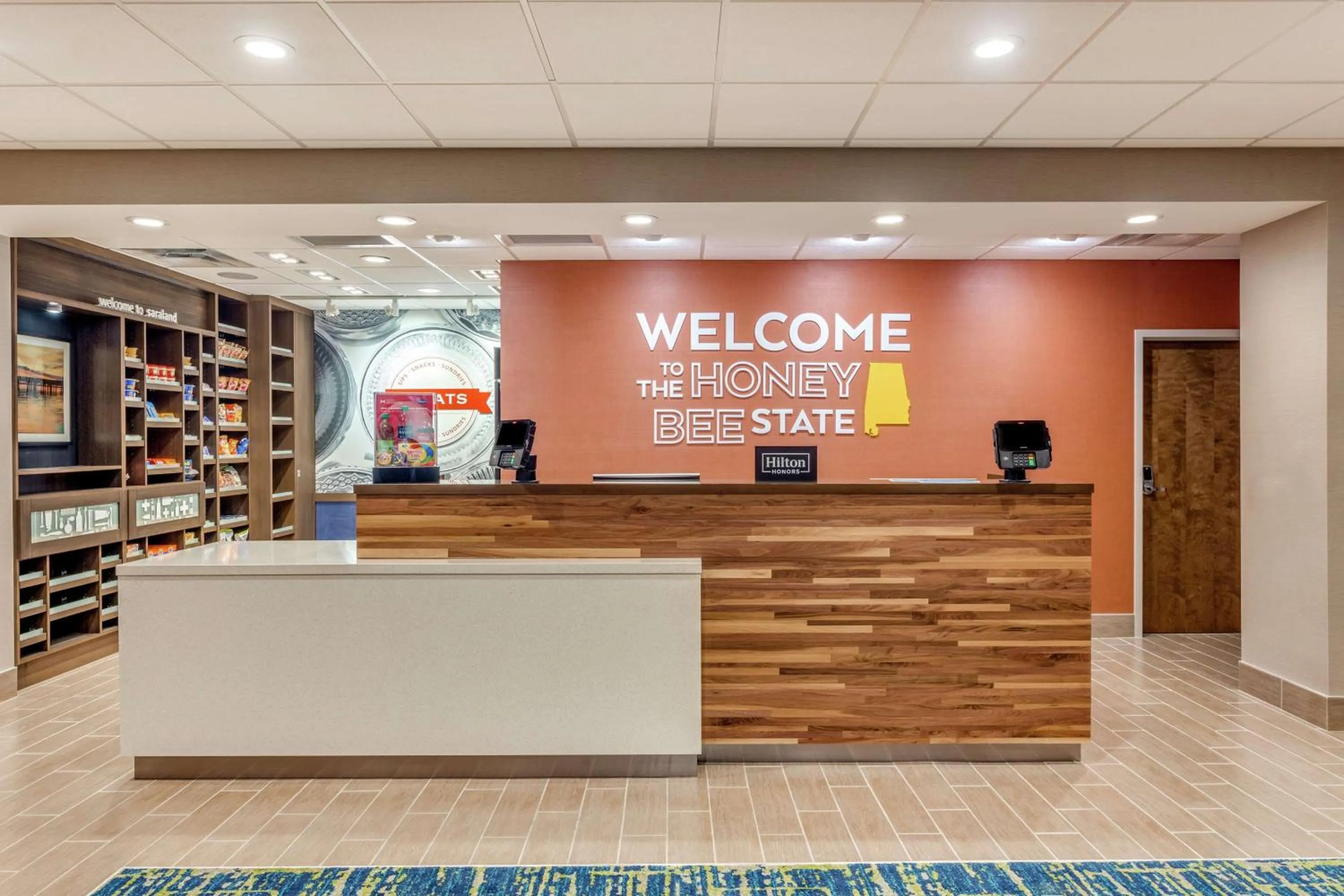 Lobby or reception in Hampton Inn & Suites Saraland Mobile