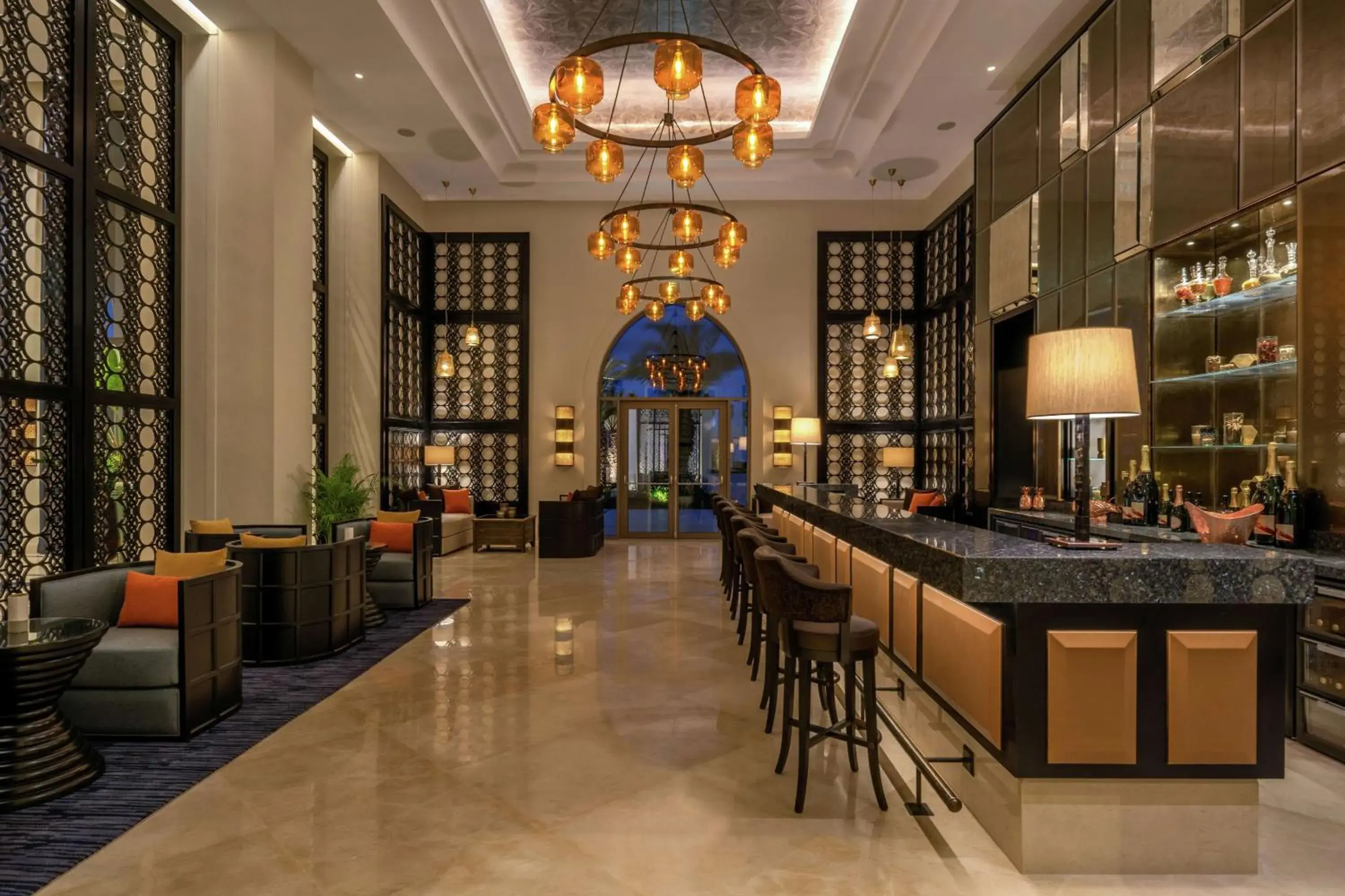Lounge or bar in Hilton Tangier Al Houara Resort & Spa Lounge or bar in Hilton Tangier Al Houara Resort & Spa