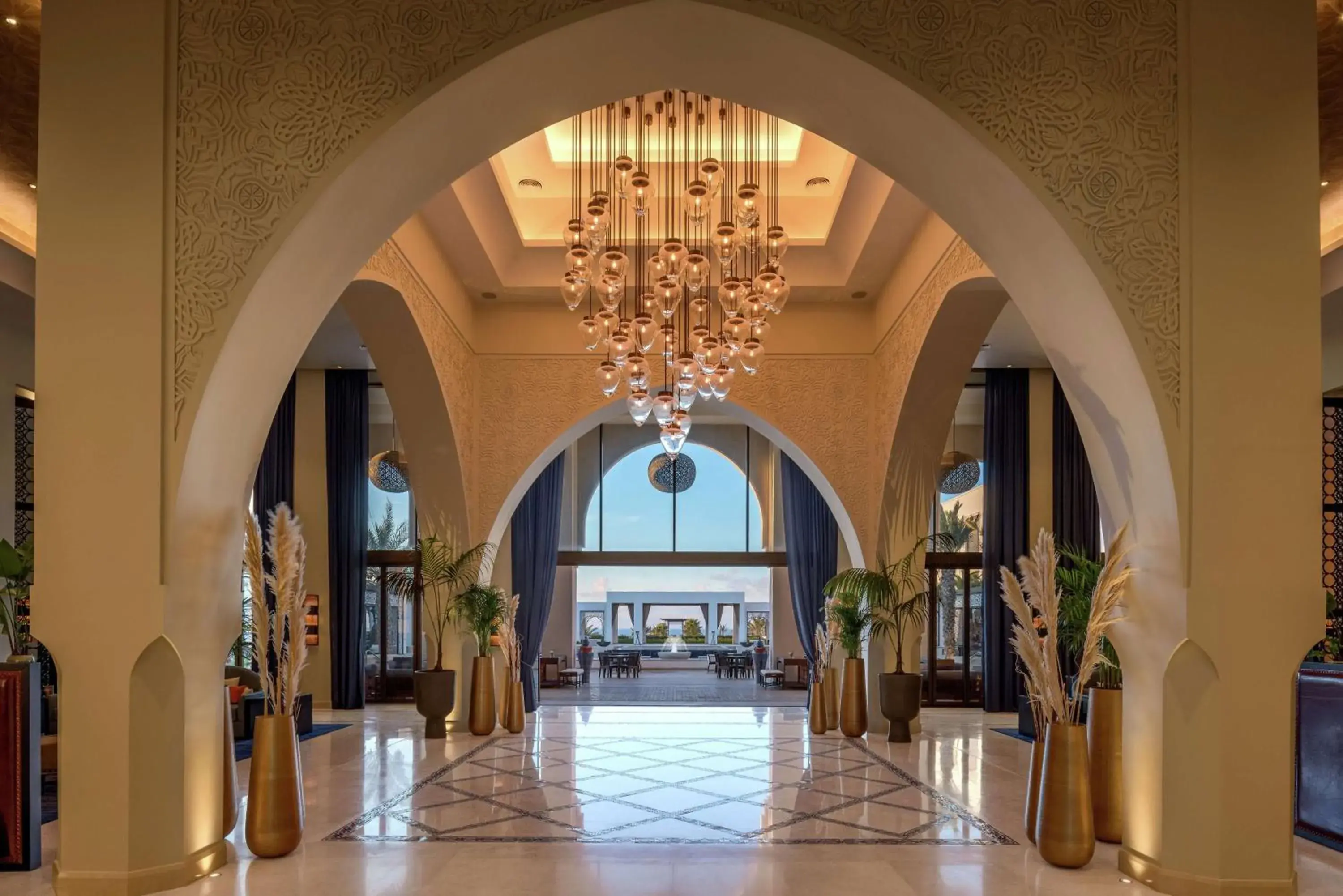 Lobby or reception in Hilton Tangier Al Houara Resort & Spa Lobby or reception in Hilton Tangier Al Houara Resort & Spa