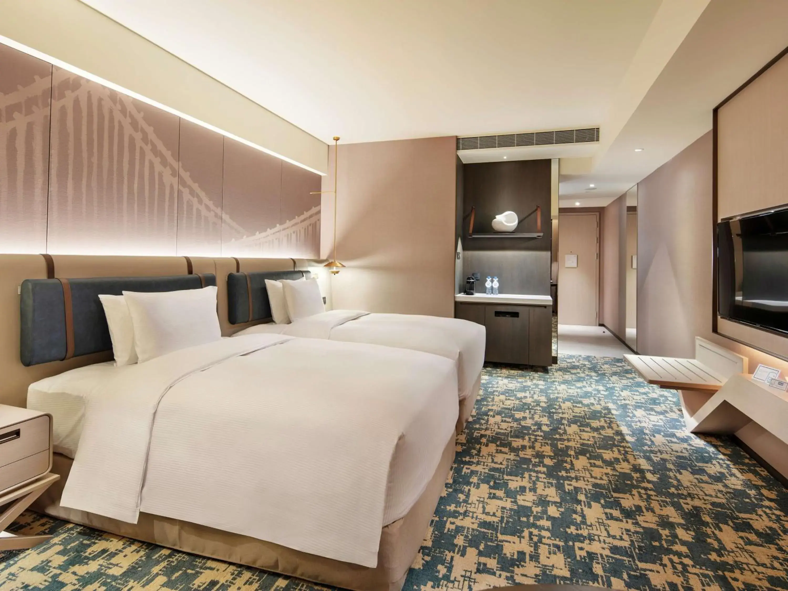 Twin Room in Hilton Taipei Sinban Twin Room in Hilton Taipei Sinban