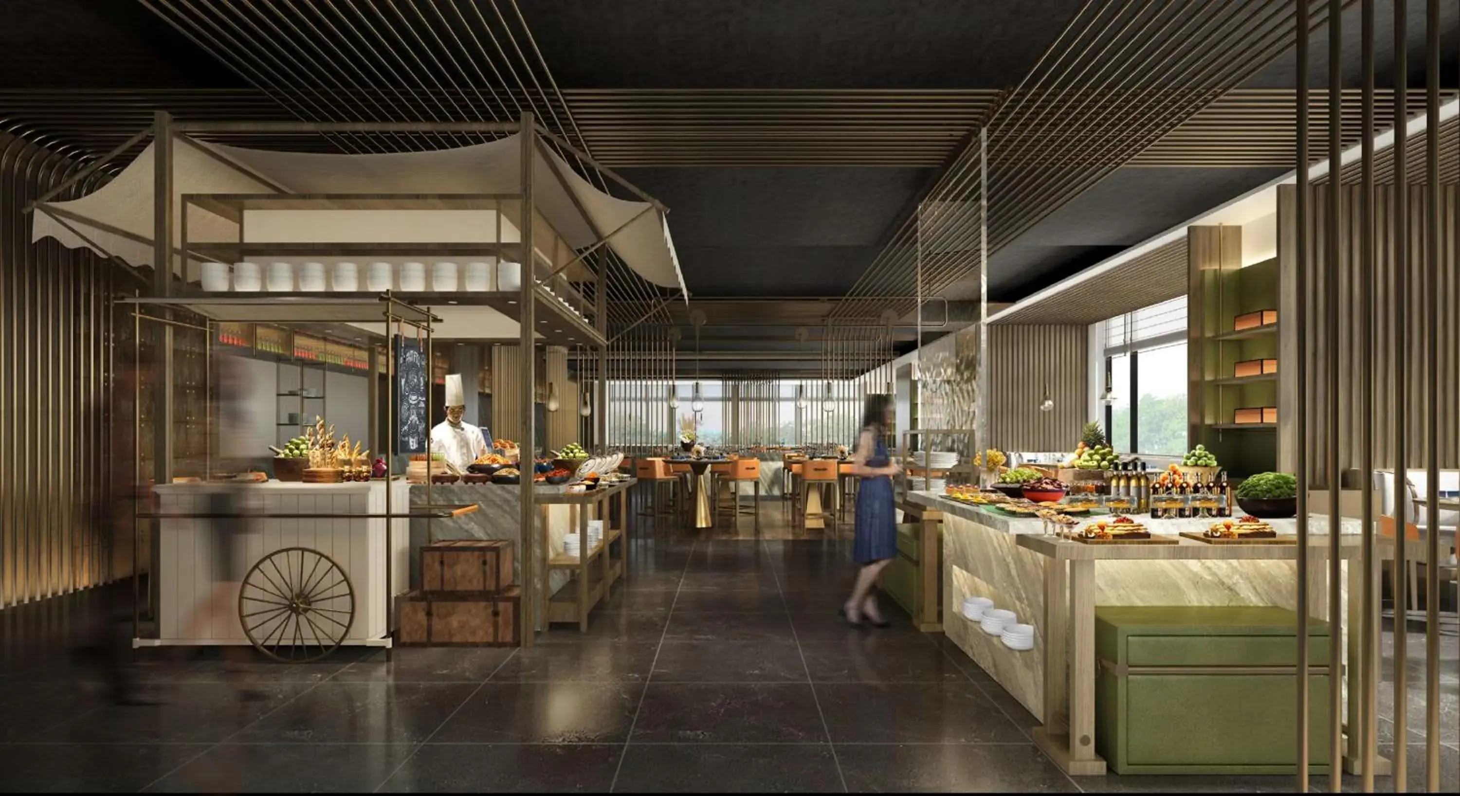 Restaurant/places to eat in Hilton Taipei Sinban Restaurant/places to eat in Hilton Taipei Sinban