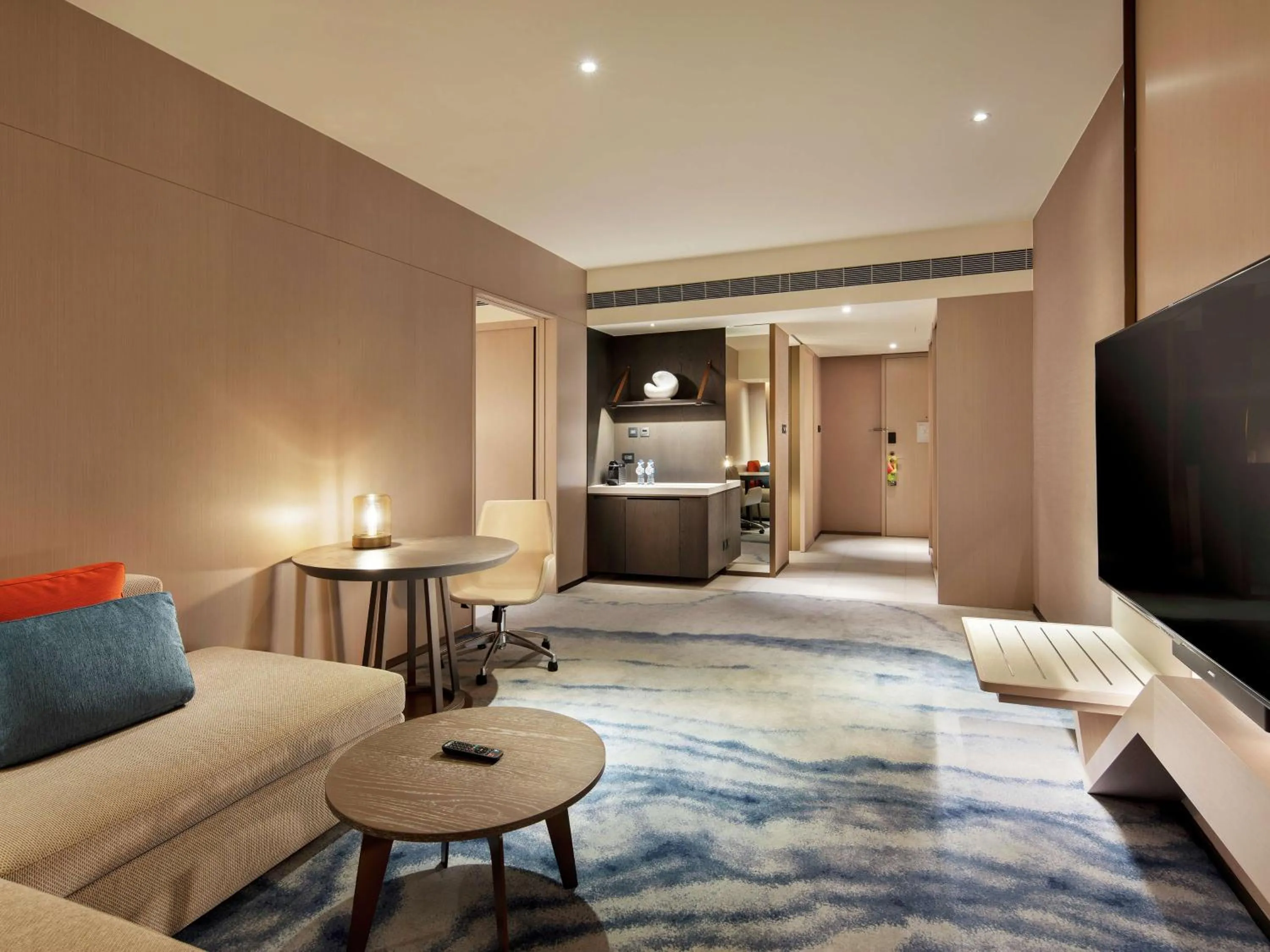 Bedroom in Hilton Taipei Sinban