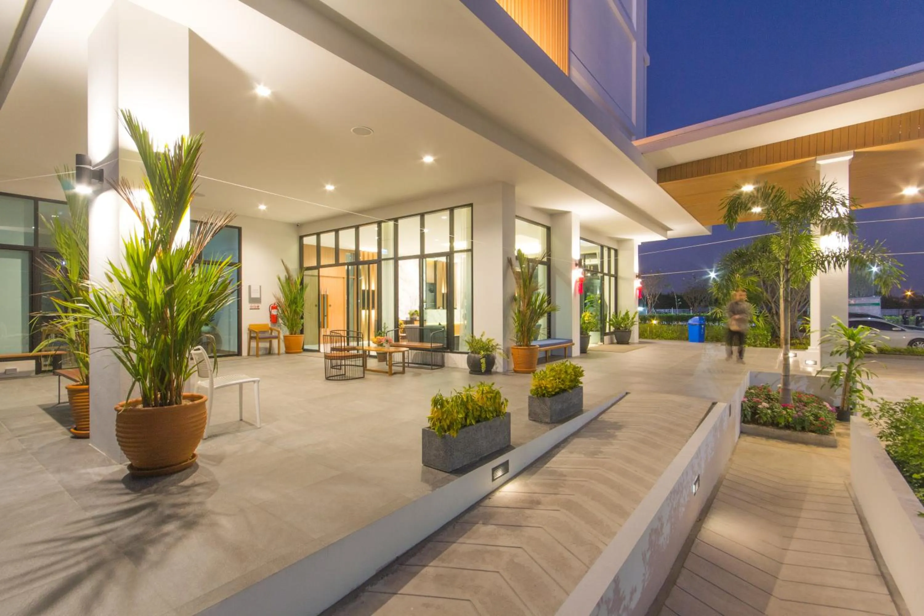 Facade/entrance in Donchan Grand Hotel