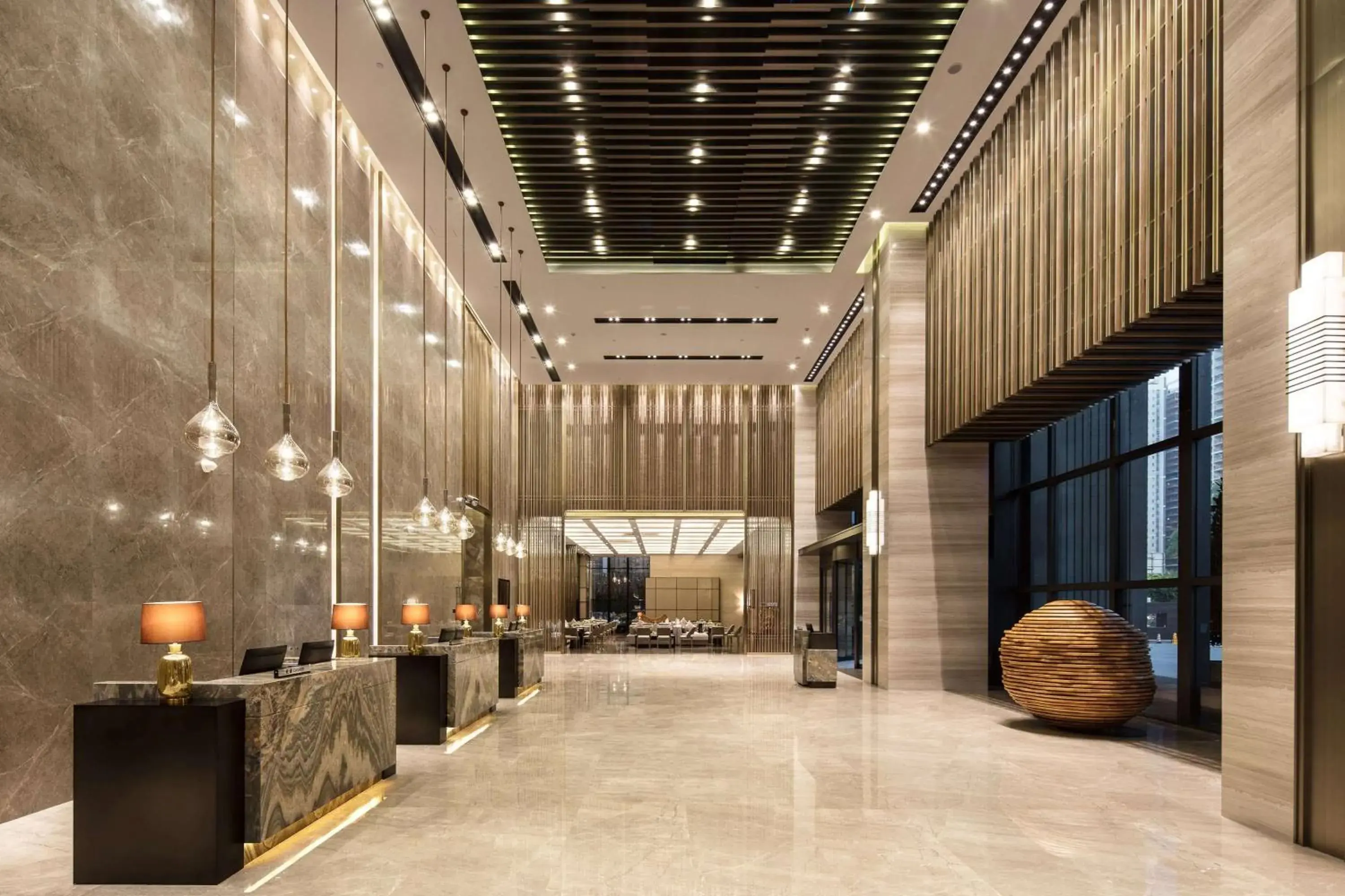Lobby or reception in Wyndham Grand Maoming Lobby or reception in Wyndham Grand Maoming