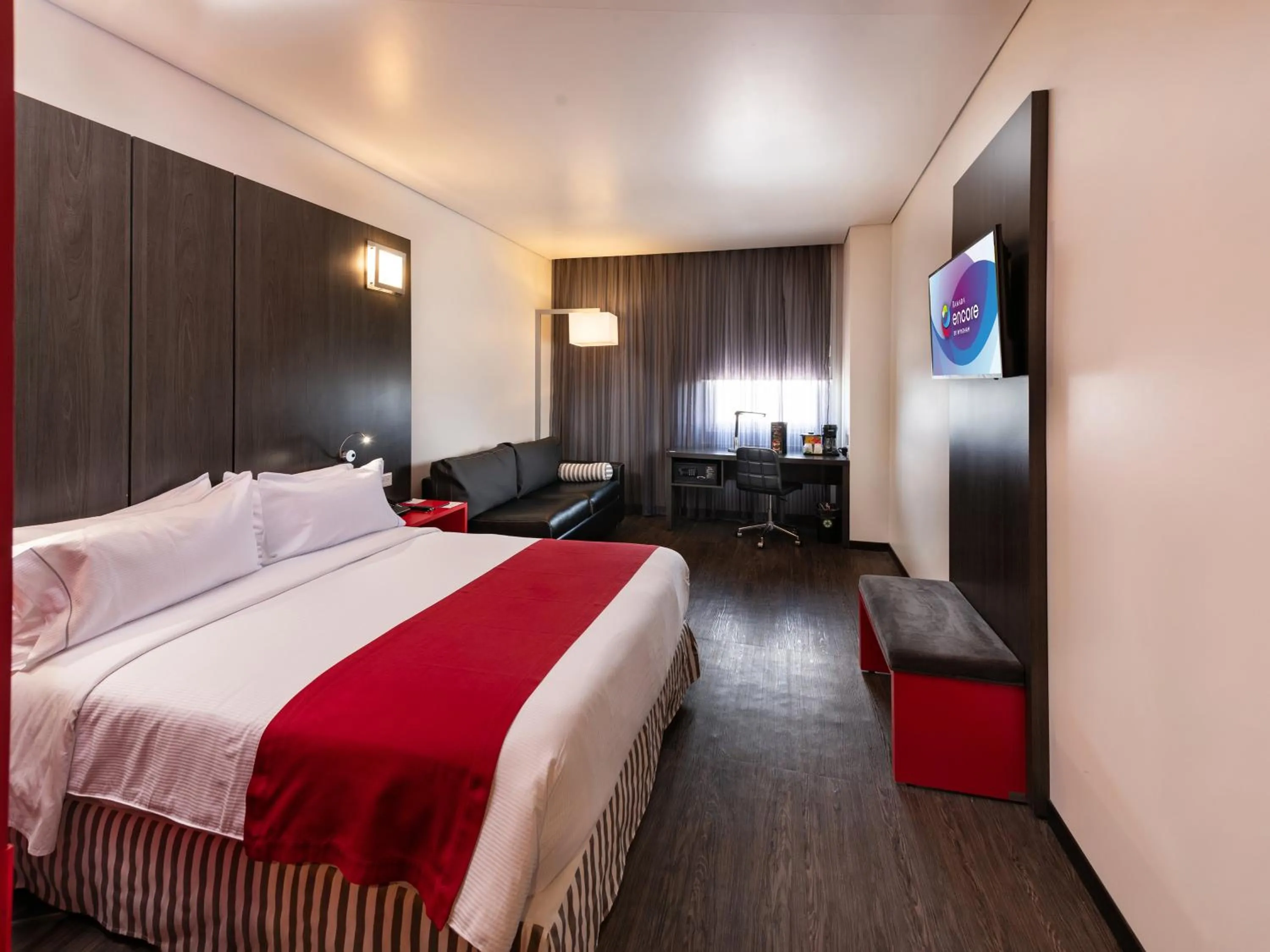 Bedroom, Bed in Ramada Encore by Wyndham Aguascalientes