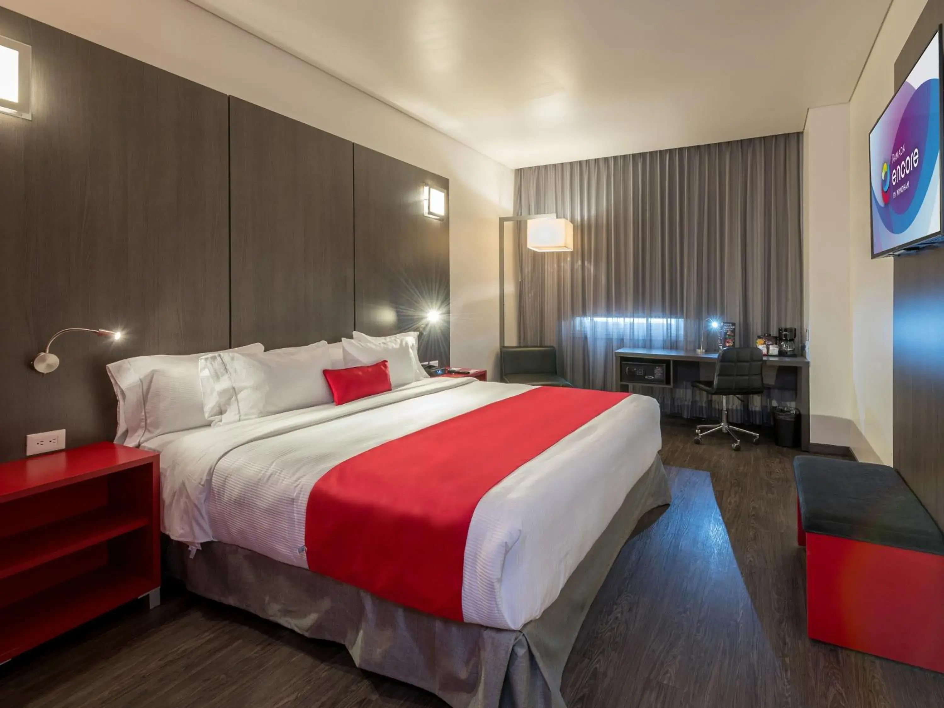 Bedroom, Bed in Ramada Encore by Wyndham Aguascalientes Bedroom, Bed in Ramada Encore by Wyndham Aguascalientes