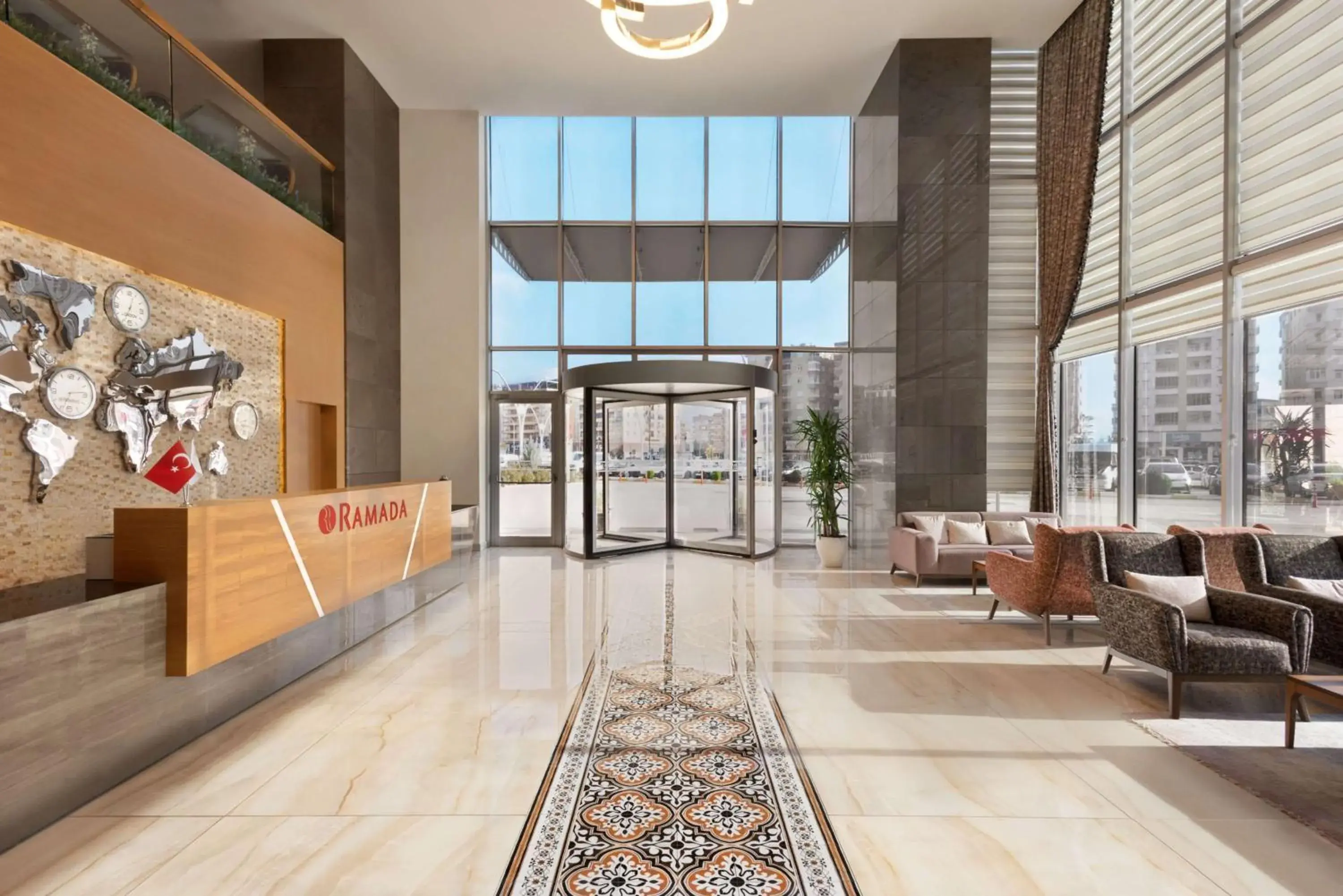 Lobby or reception in Ramada by Wyndham Diyarbakir Lobby or reception in Ramada by Wyndham Diyarbakir