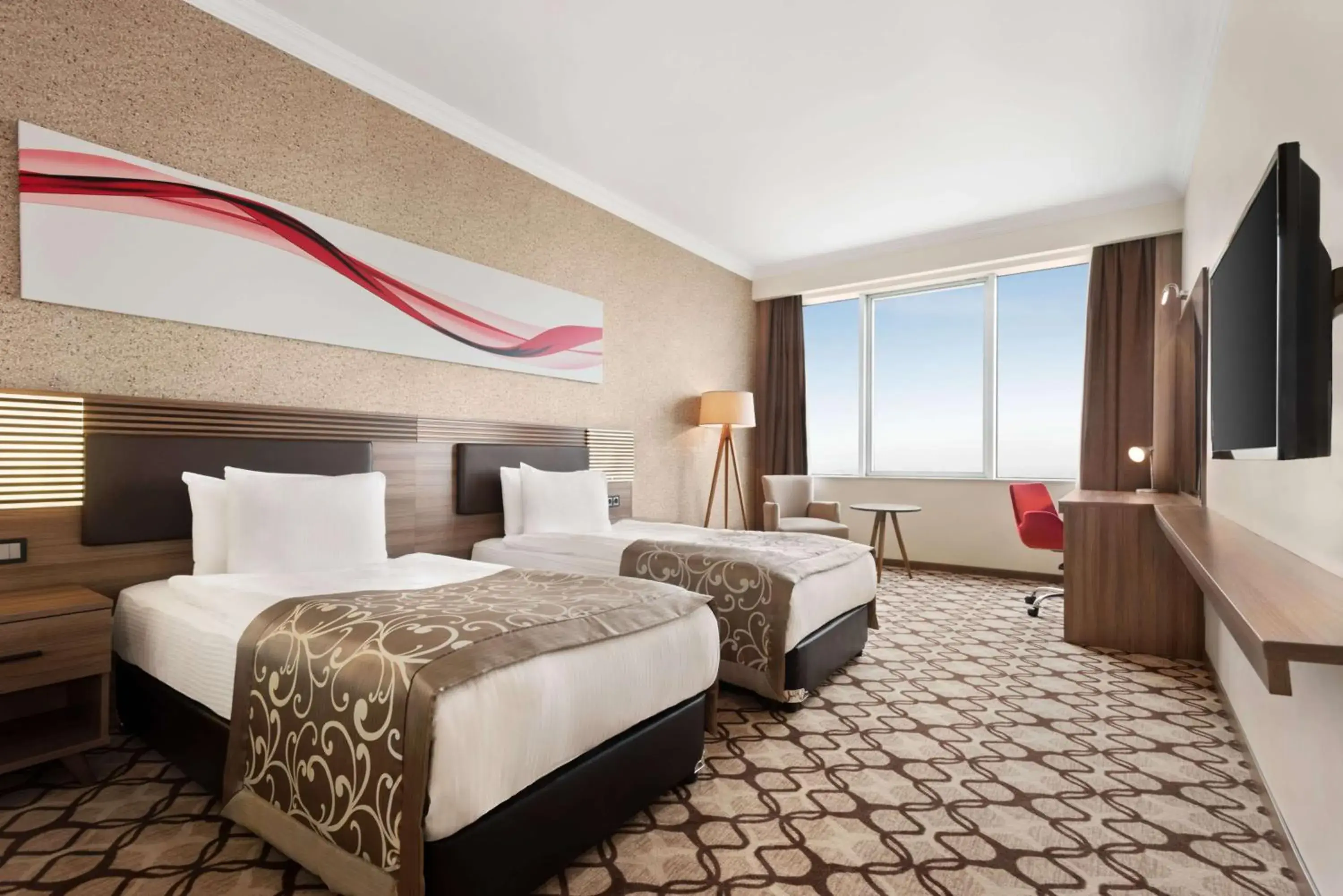 Superior Twin Room with City View - single occupancy - Non-Smoking in Ramada by Wyndham Diyarbakir Superior Twin Room with City View - single occupancy - Non-Smoking in Ramada by Wyndham Diyarbakir