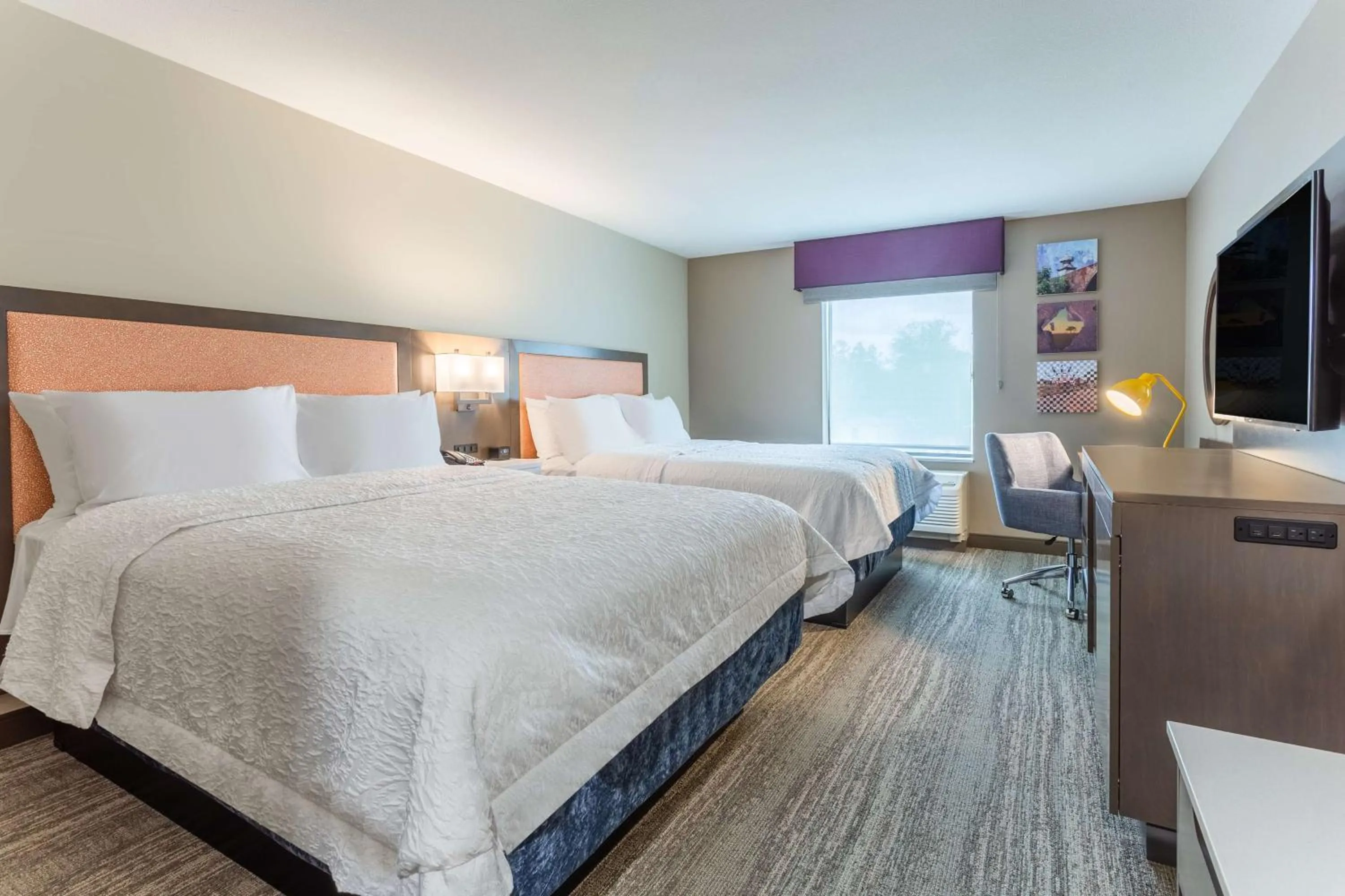 Bed in Hampton Inn And Suites Guymon