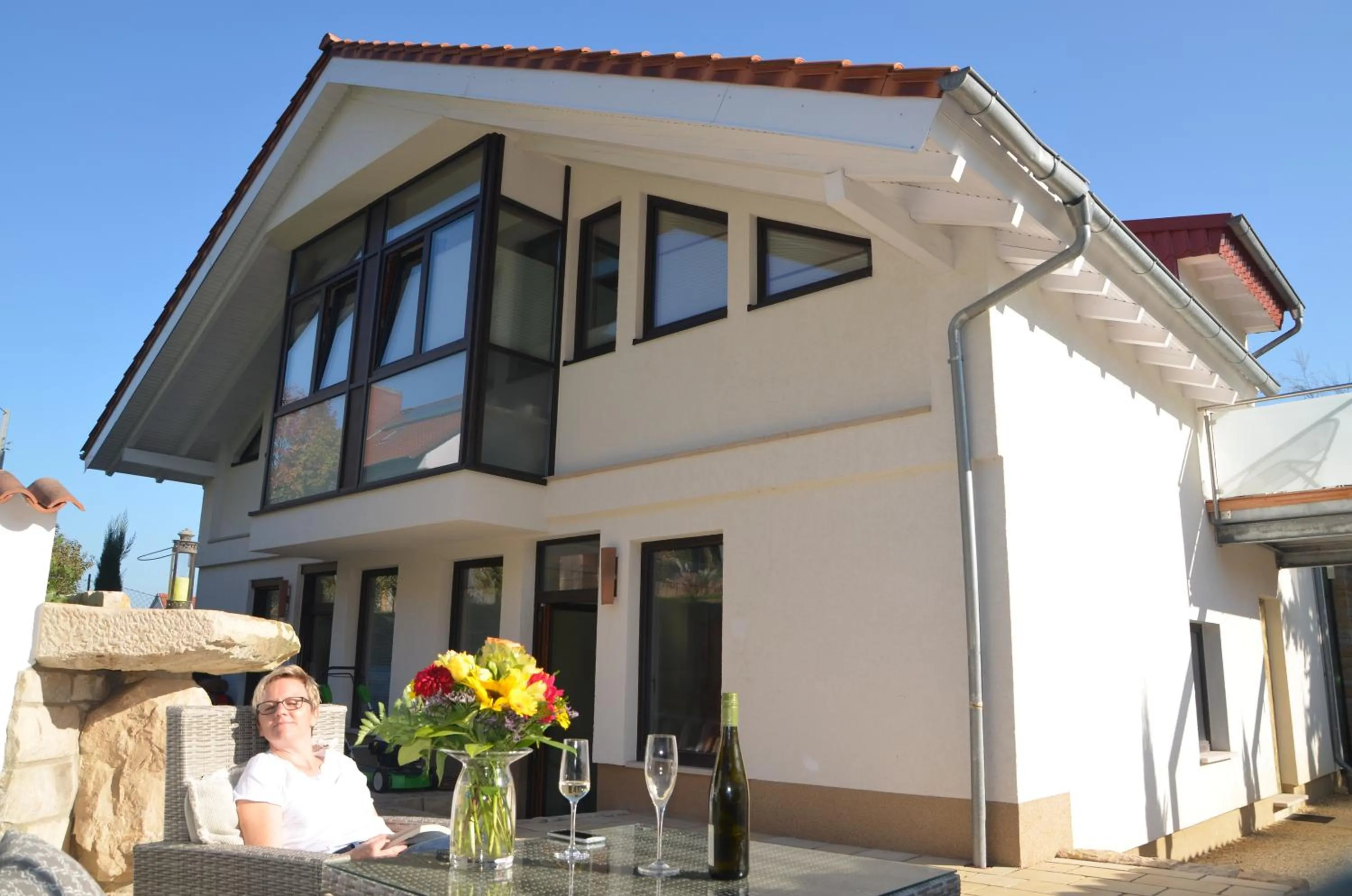 Balcony/Terrace in Gästehaus Alte Glaserei