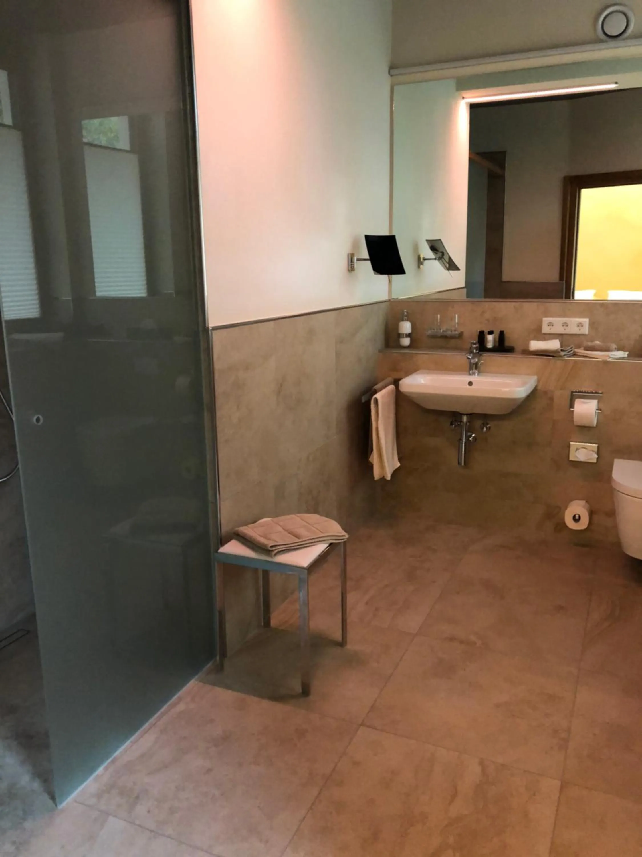 Bathroom in Gästehaus Alte Glaserei